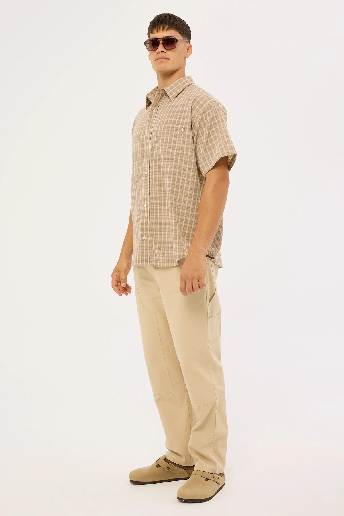 Common Need Unwind Thiago Carpenter Pant Tan - Image 3