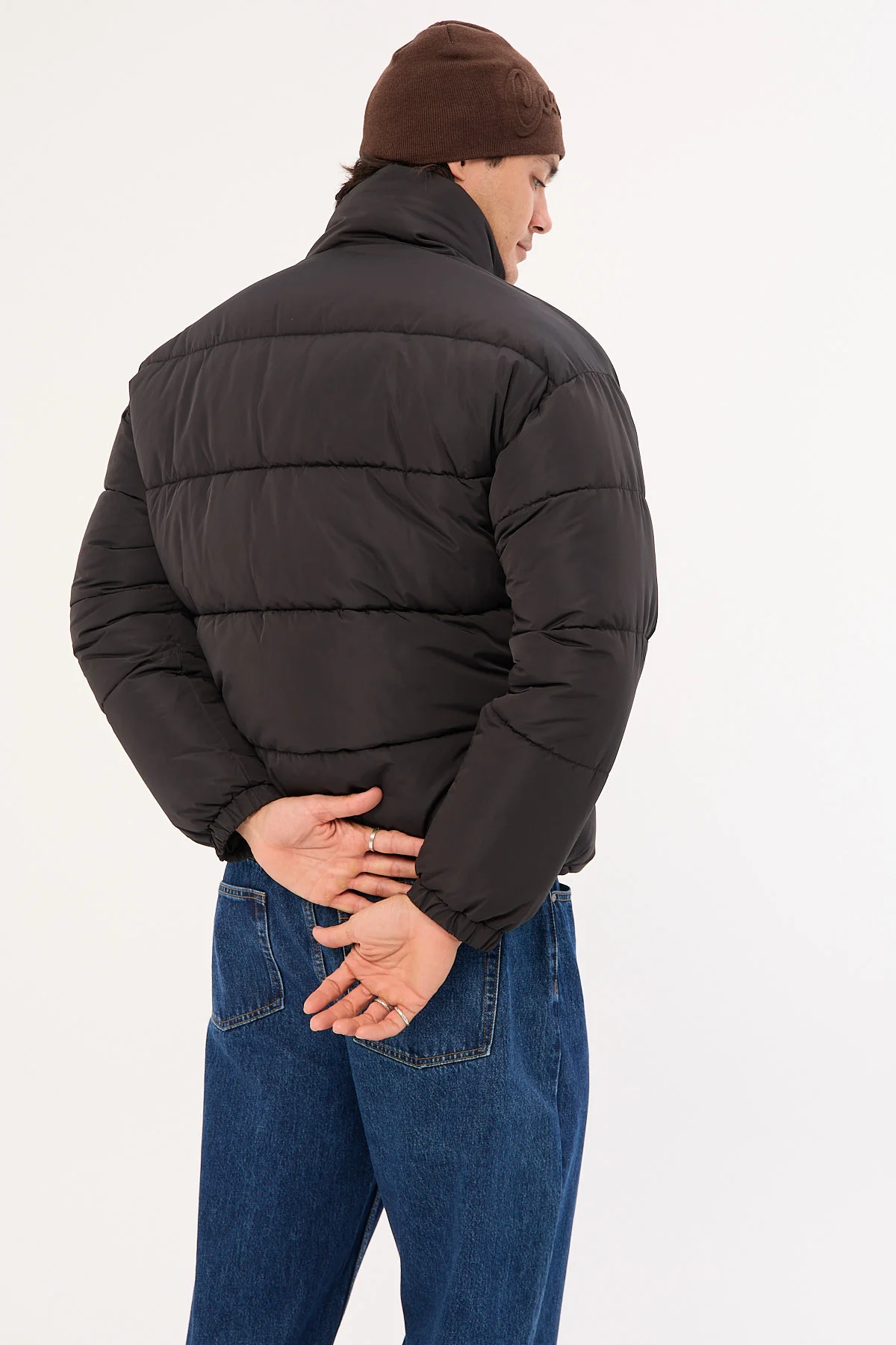 Common Need Vancouver Recycled Puffer Jacket Jet Black - Image 6