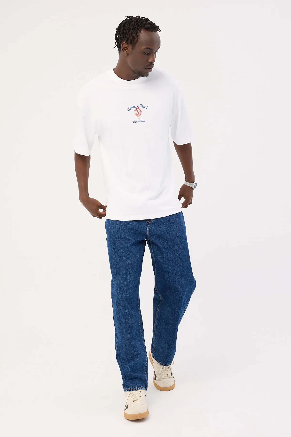 Common Need Vanilla Sundae Heavyweight Easy Tee White - Image 2
