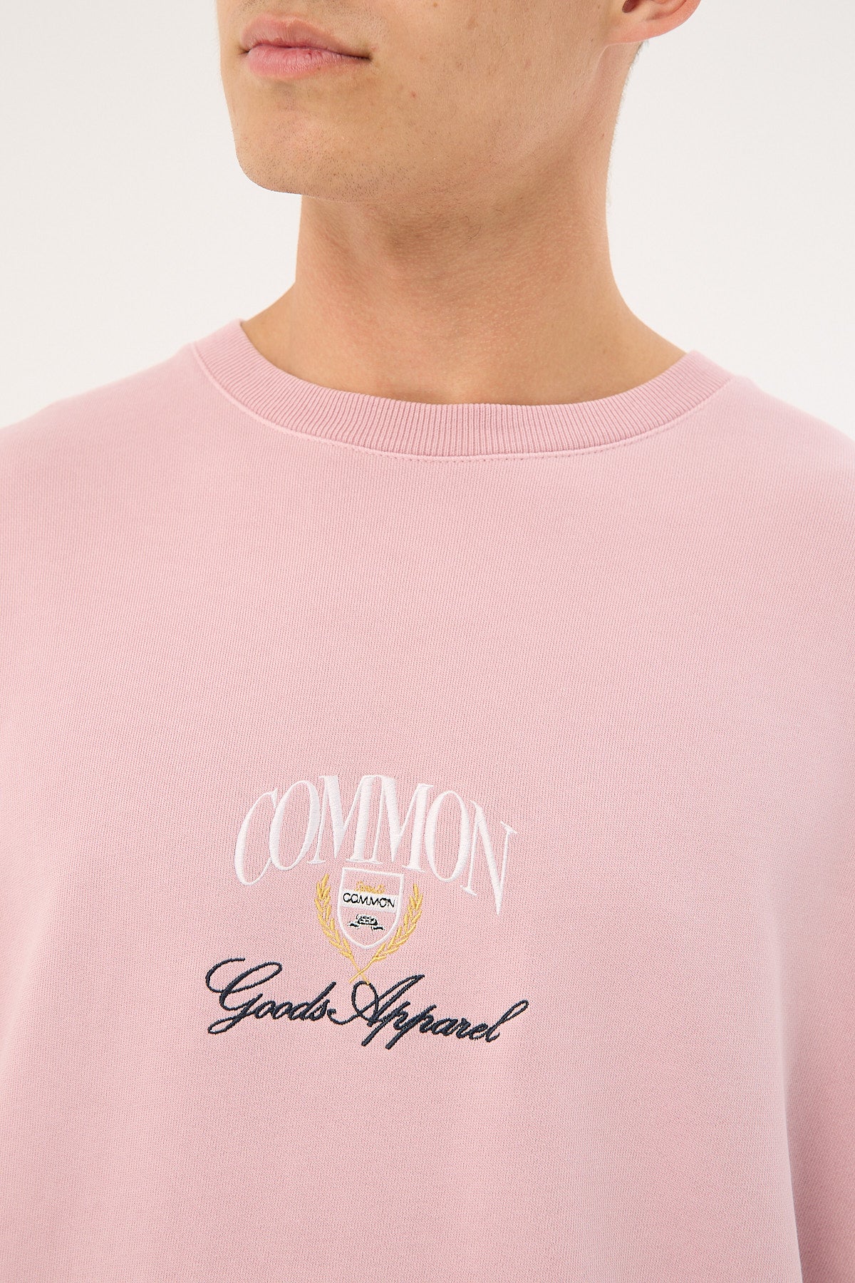 Common Need Whitaker Loopback Boxy Tee Washed Mauve - Image 7