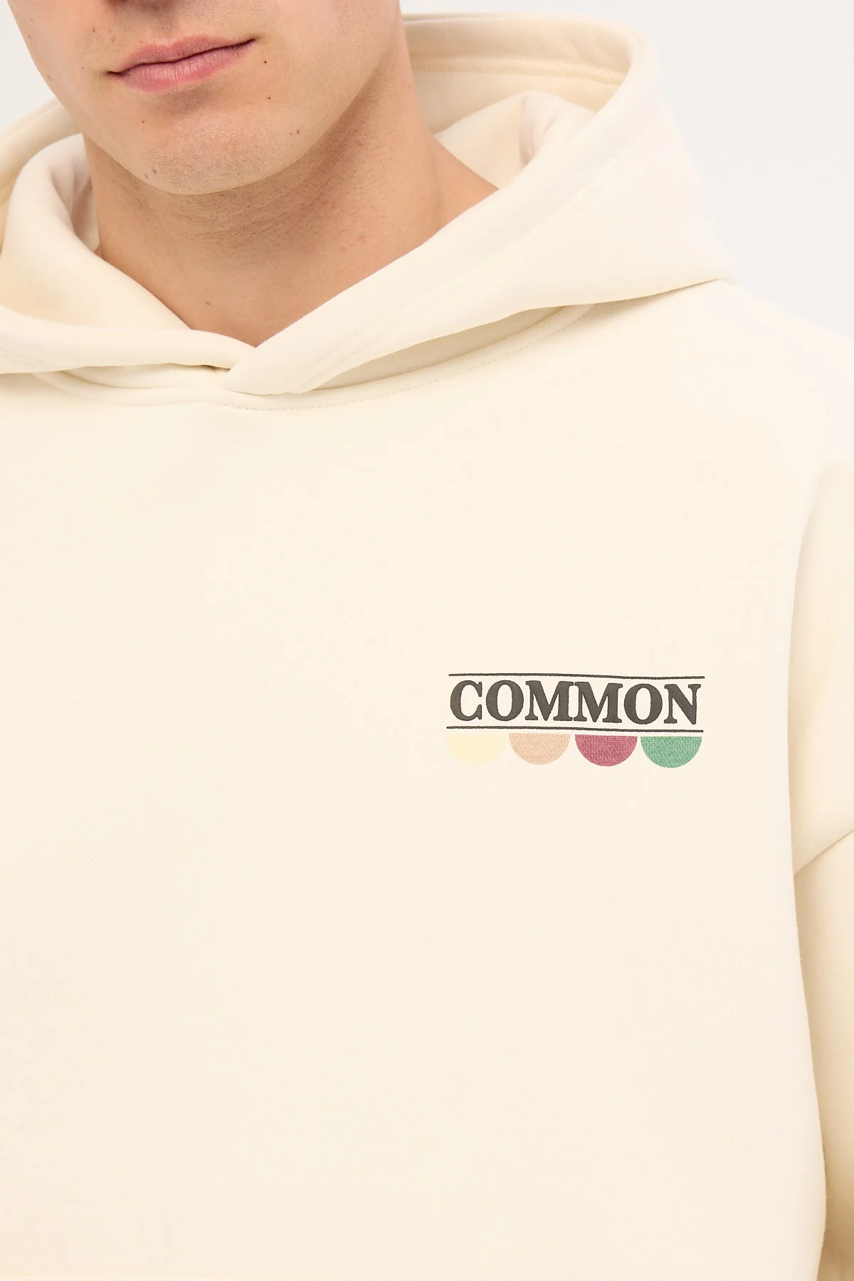 Common Need Yuri Cropped Hoodie Off White - Image 4