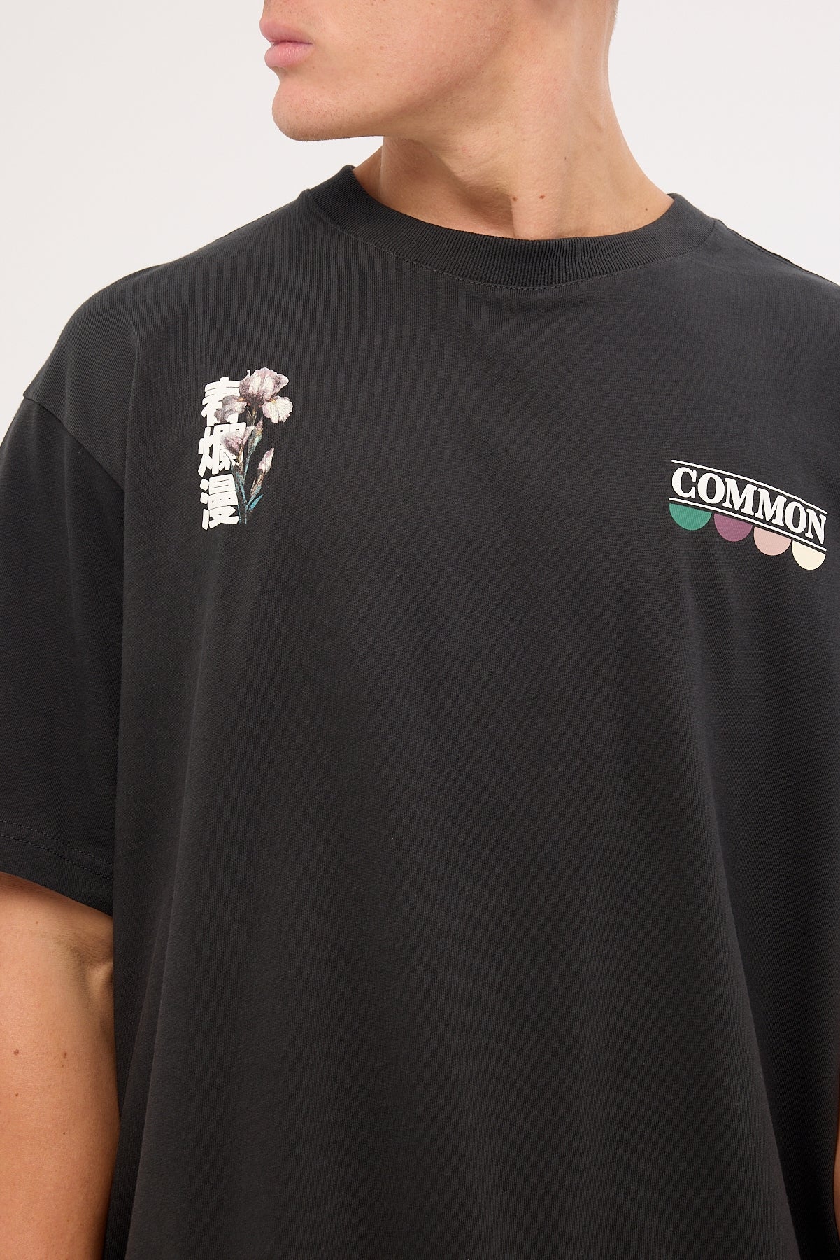 Common Need Yuri Heavyweight Boxy Tee Onyx - Image 5