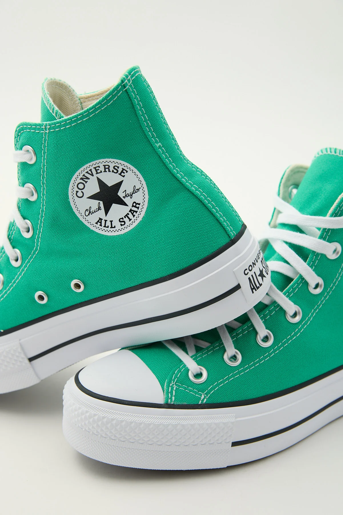 Converse All Star Lift Platform Sneaker Apex Green - Image 3