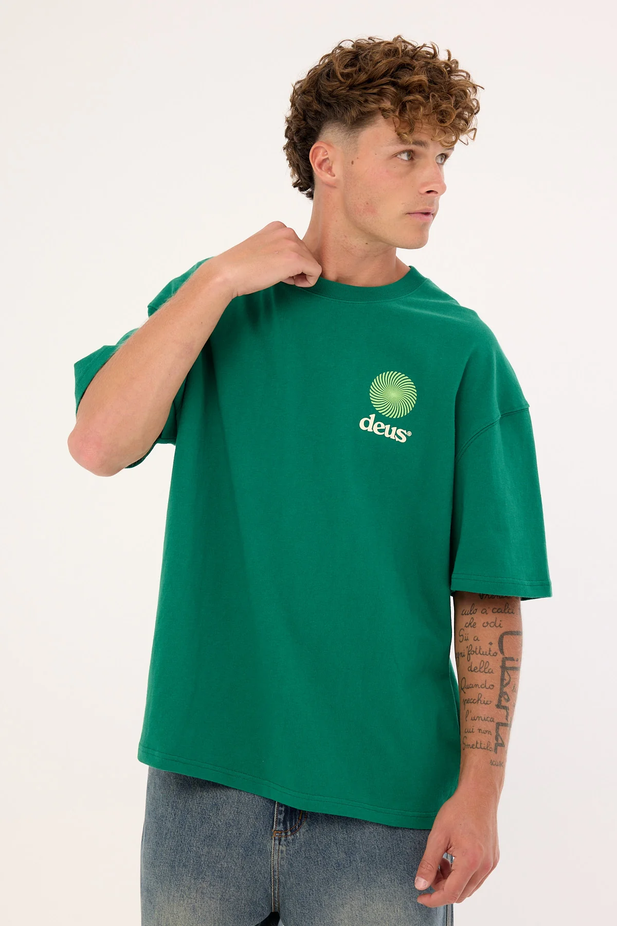 Deus Ex Machina Strata Tee Verdant Green - Image 3