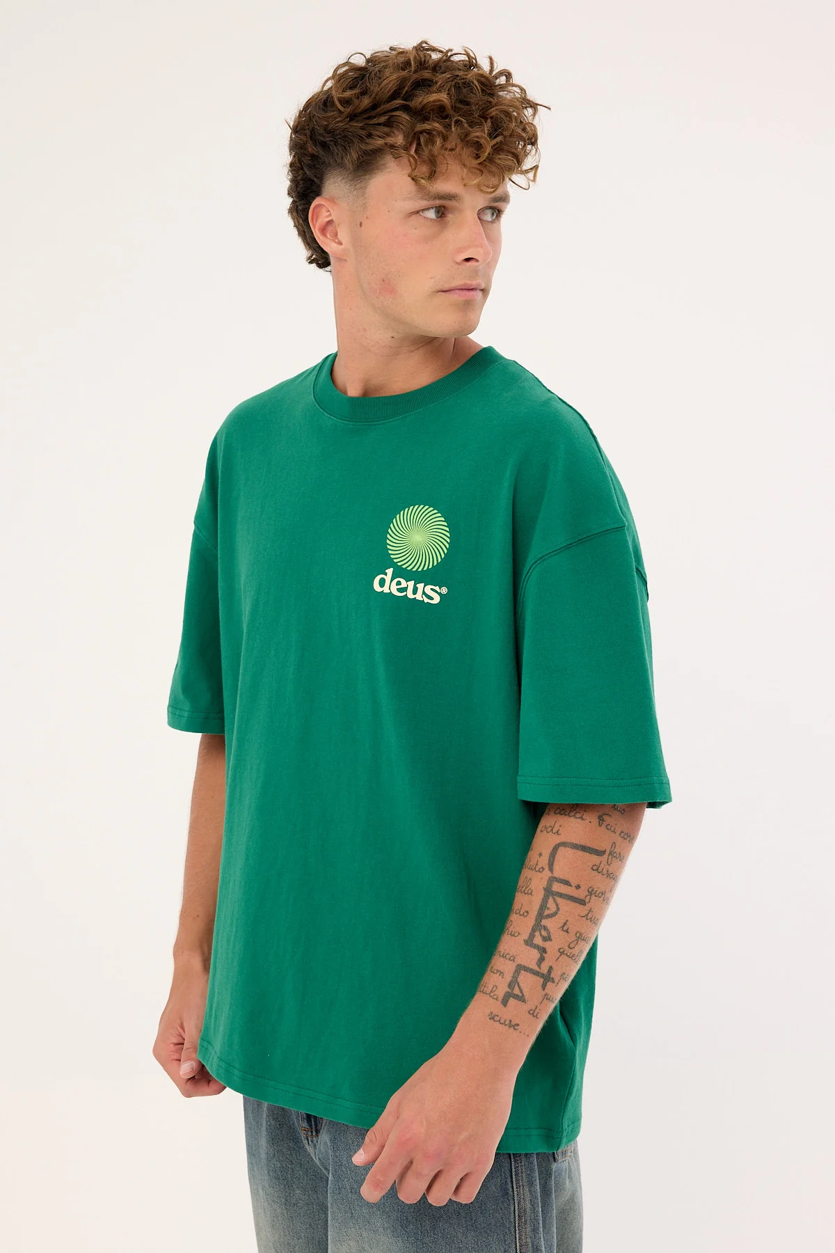 Deus Ex Machina Strata Tee Verdant Green - Image 6