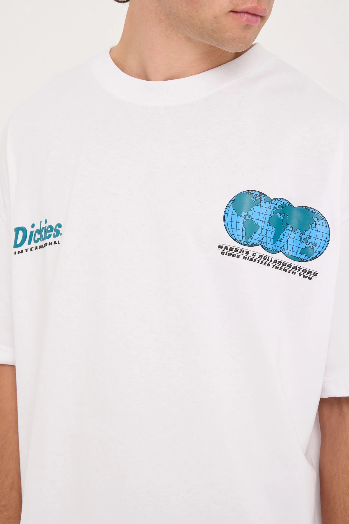 Dickies International Front 330 Tee White - Image 4