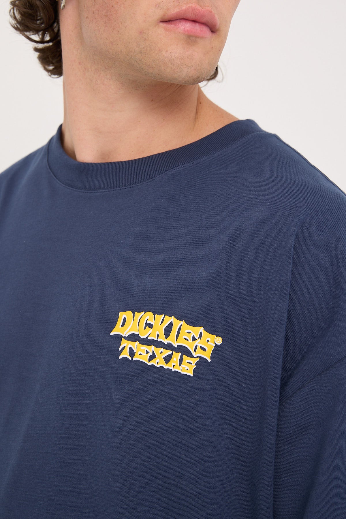 Dickies Texas Workwear 330 Tee Navy - Image 4