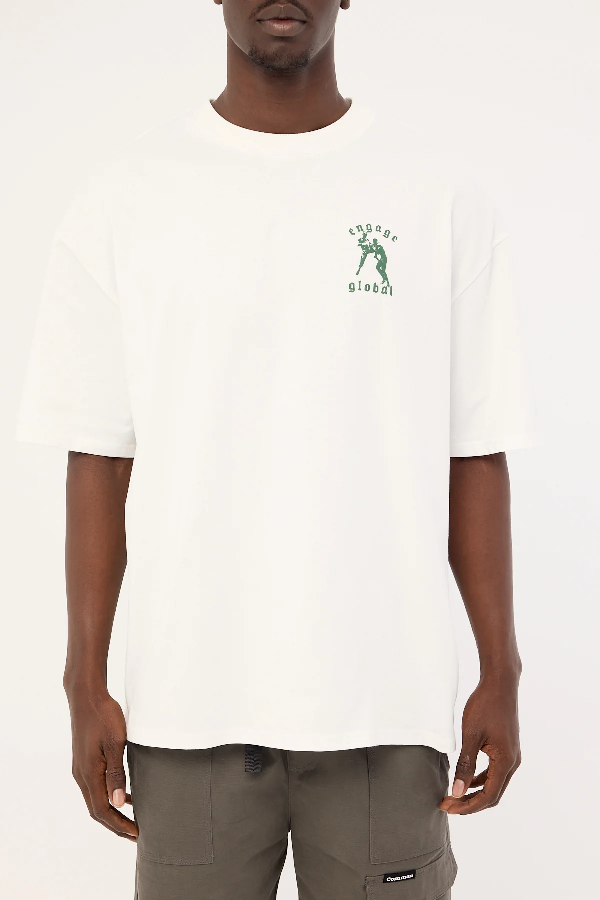 Engage Combat Oversized Tee Off White - Image 9