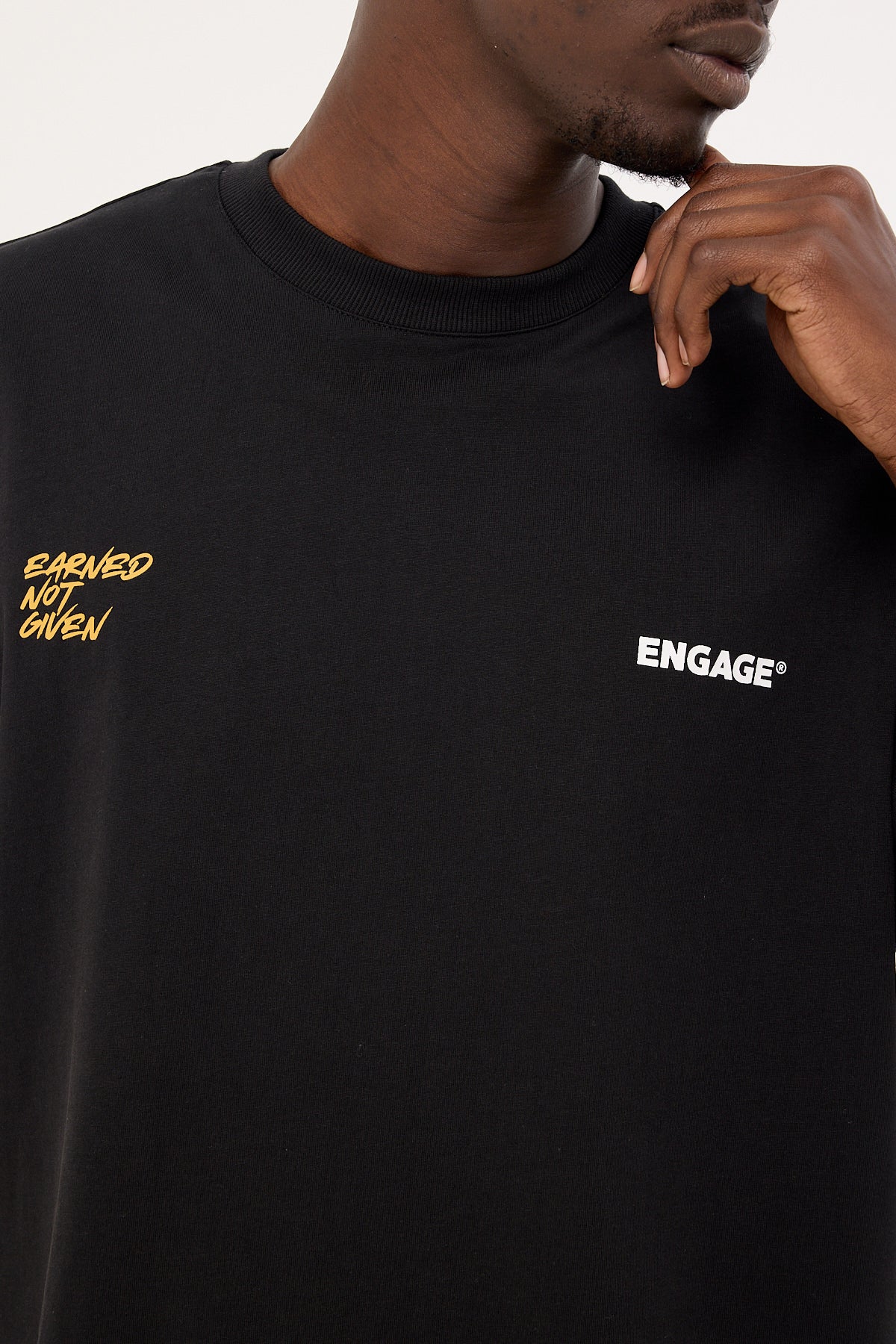 Engage Volk Oversized Tee Black - Image 10