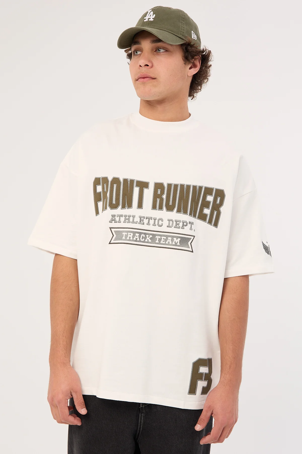 Front Runner Althetic Dept Tee Off White - Image 3