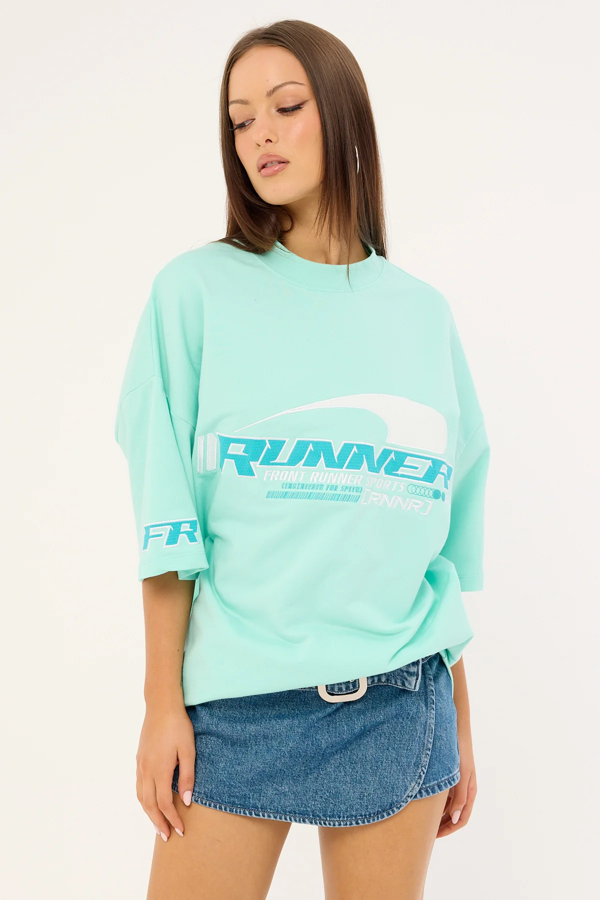 Front Runner Circuit Tee Tiffany Blue - Image 9