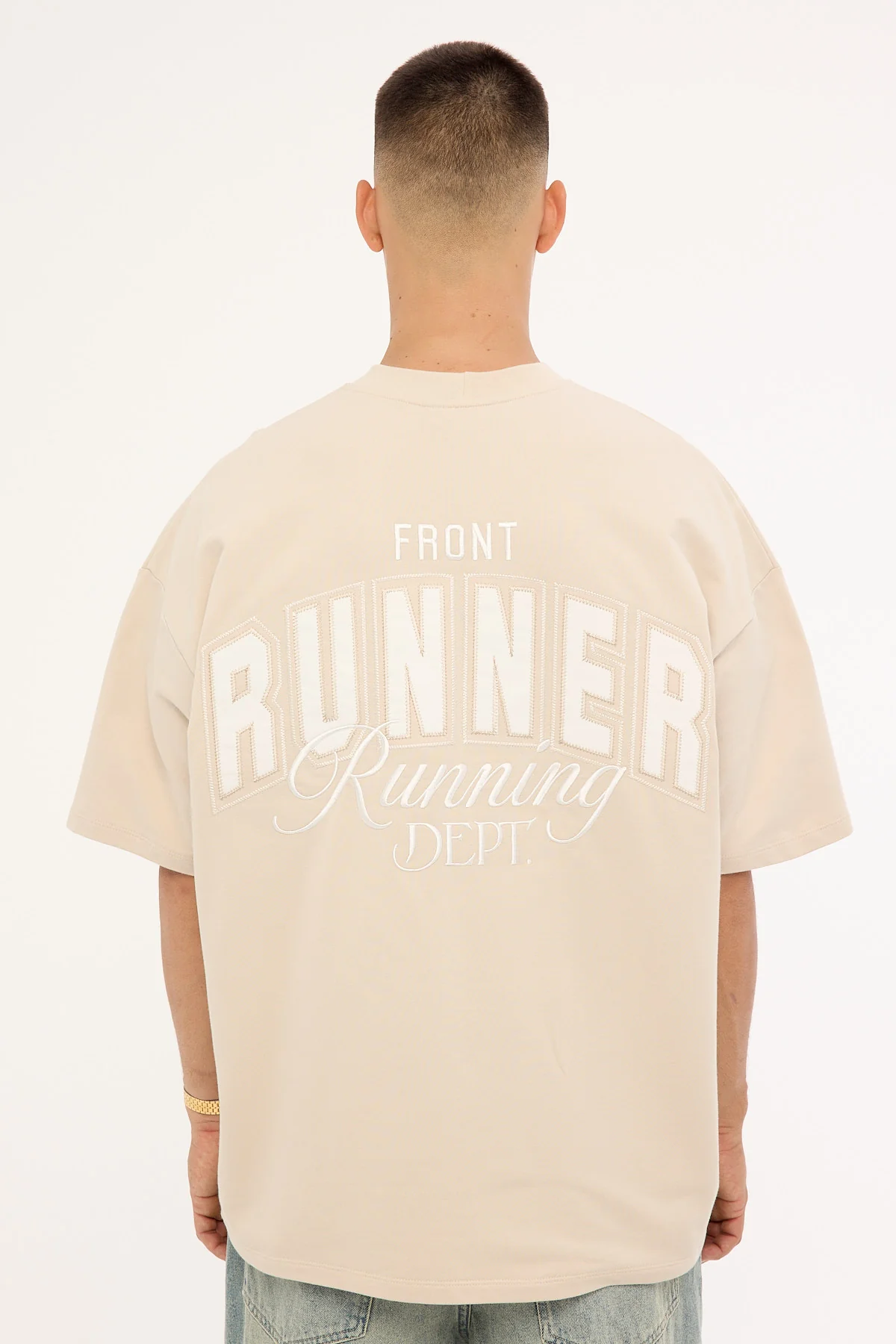 Front Runner Classic Running Dept Tee Malt - Image 6