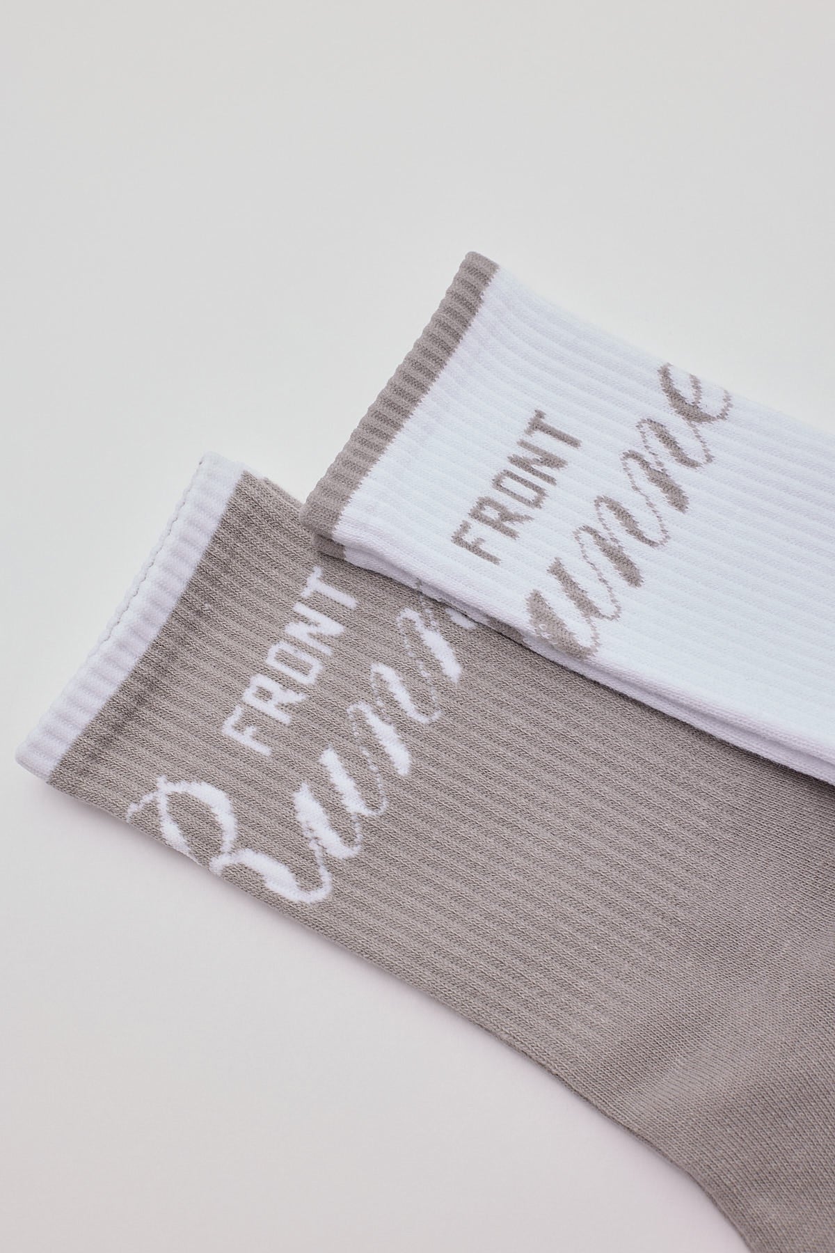 Front Runner Front Runner Classic 2 Pack Socks Grey Marle/White - Image 2