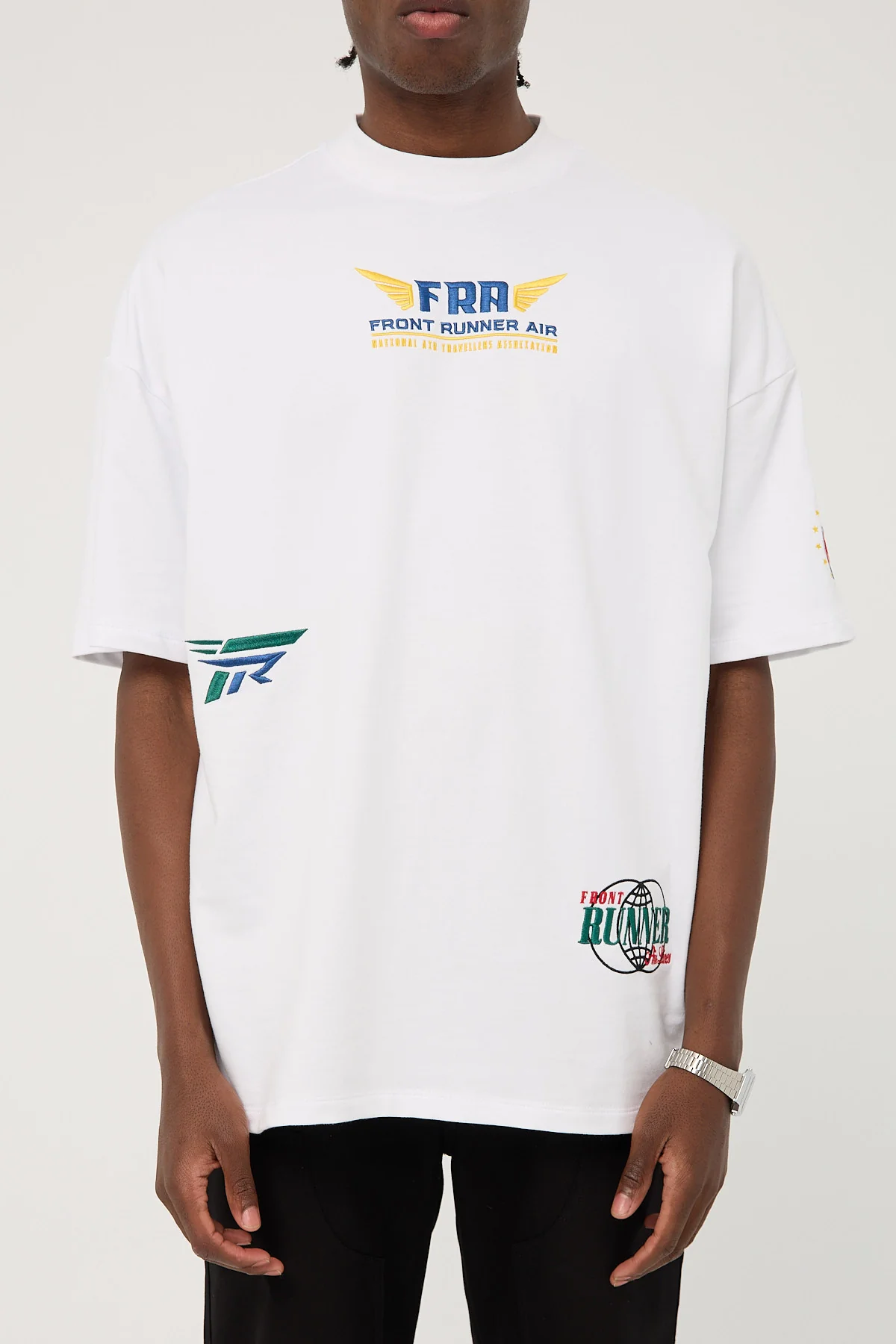 Front Runner Logo Aviation Tee White - Image 9