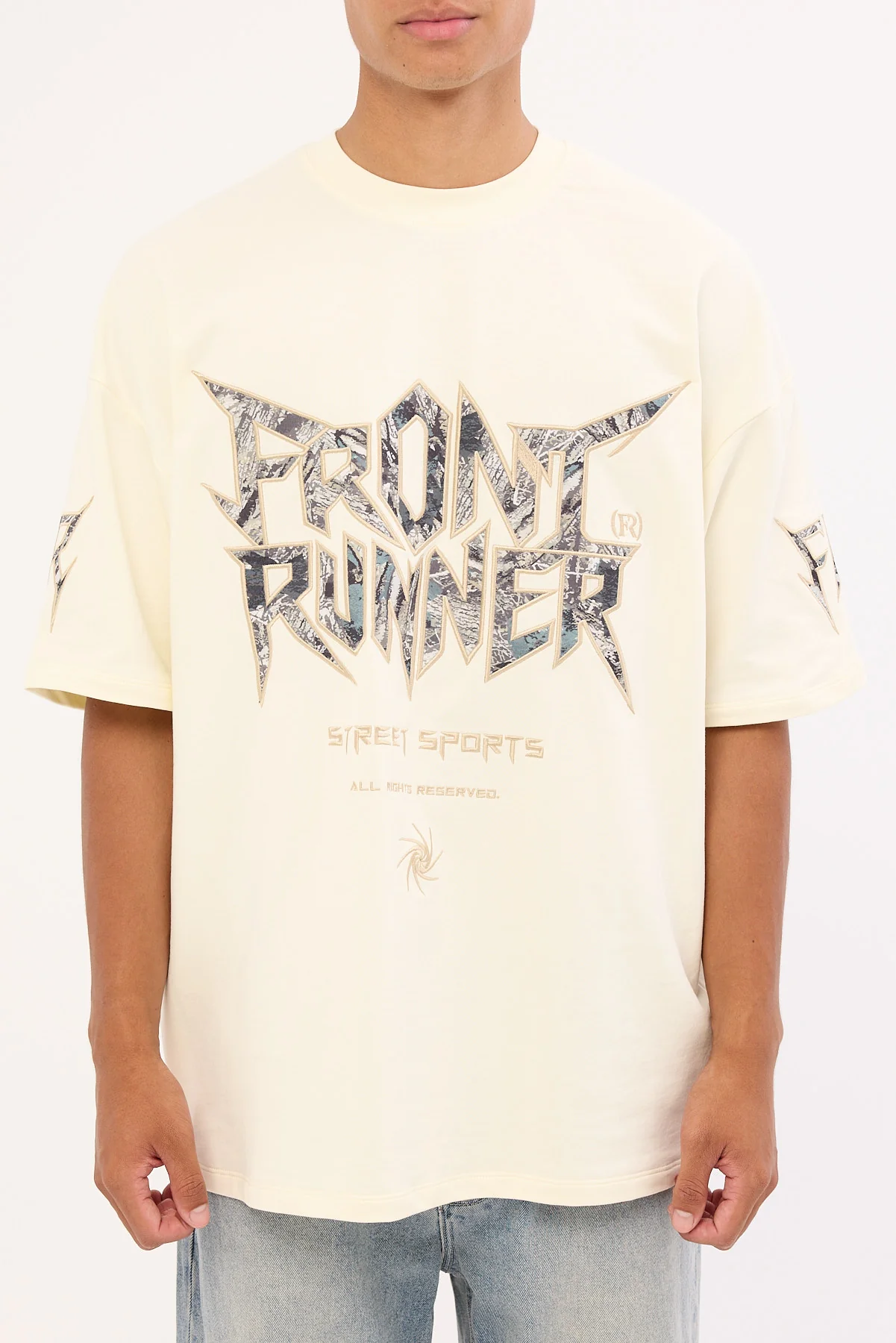 Front Runner No Mercy Tee Vanilla - Image 8