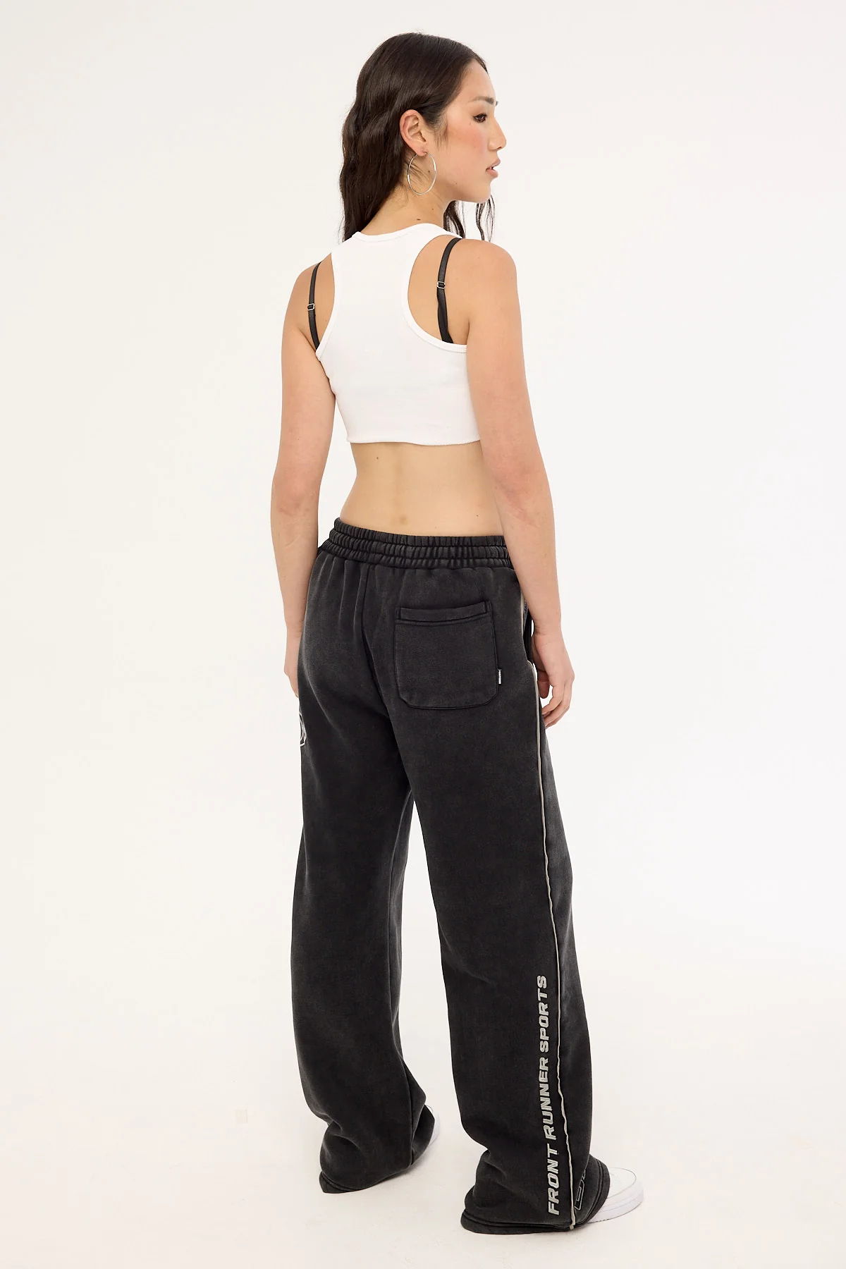 Front Runner Revline Wide Leg Pant Washed Black - Image 5