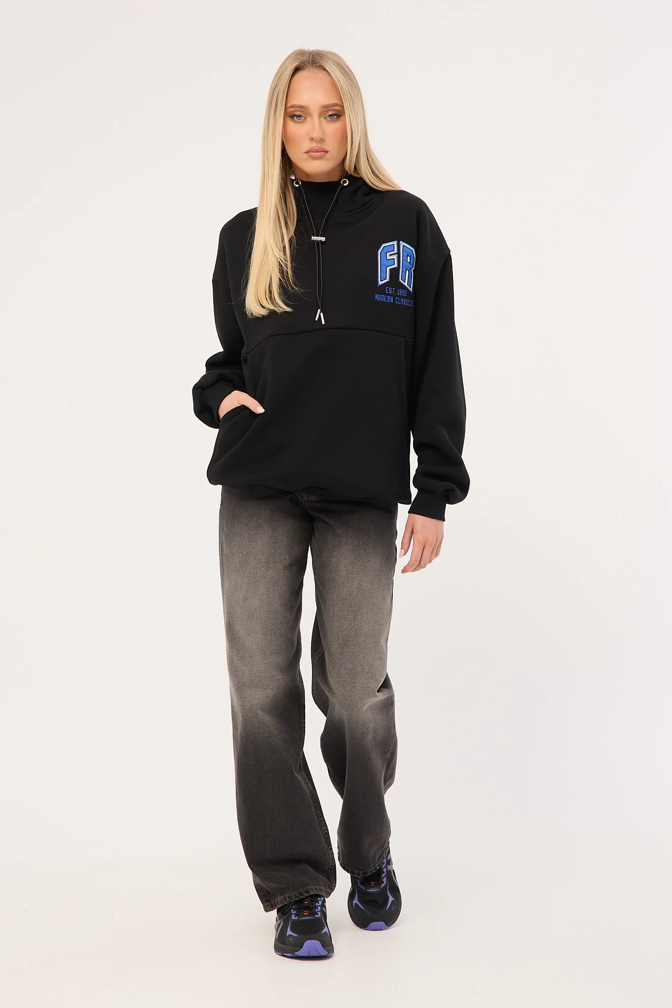 Front Runner Runner Hoodie Sapphire Black - Image 8