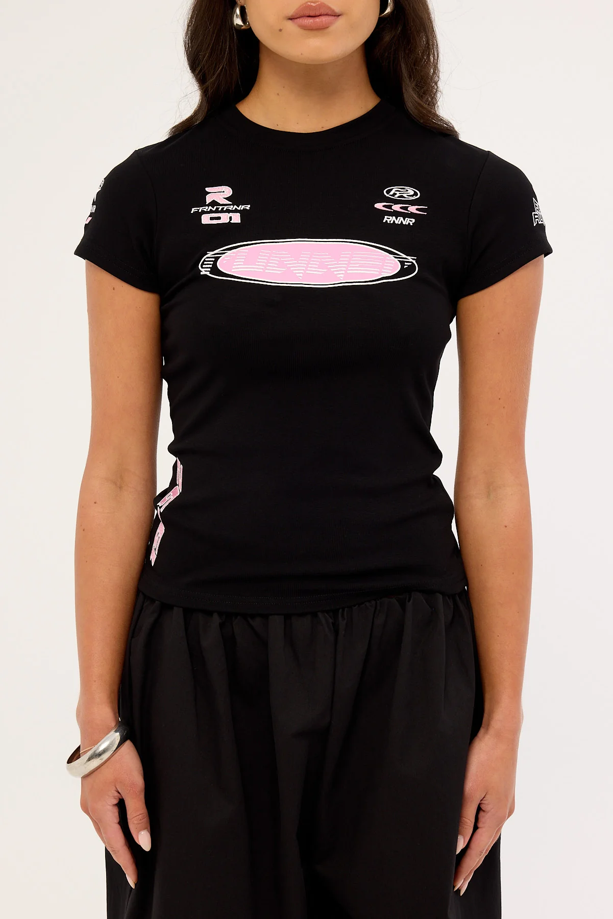 Front Runner Torque Nano Tee Black Bubblegum - Image 6