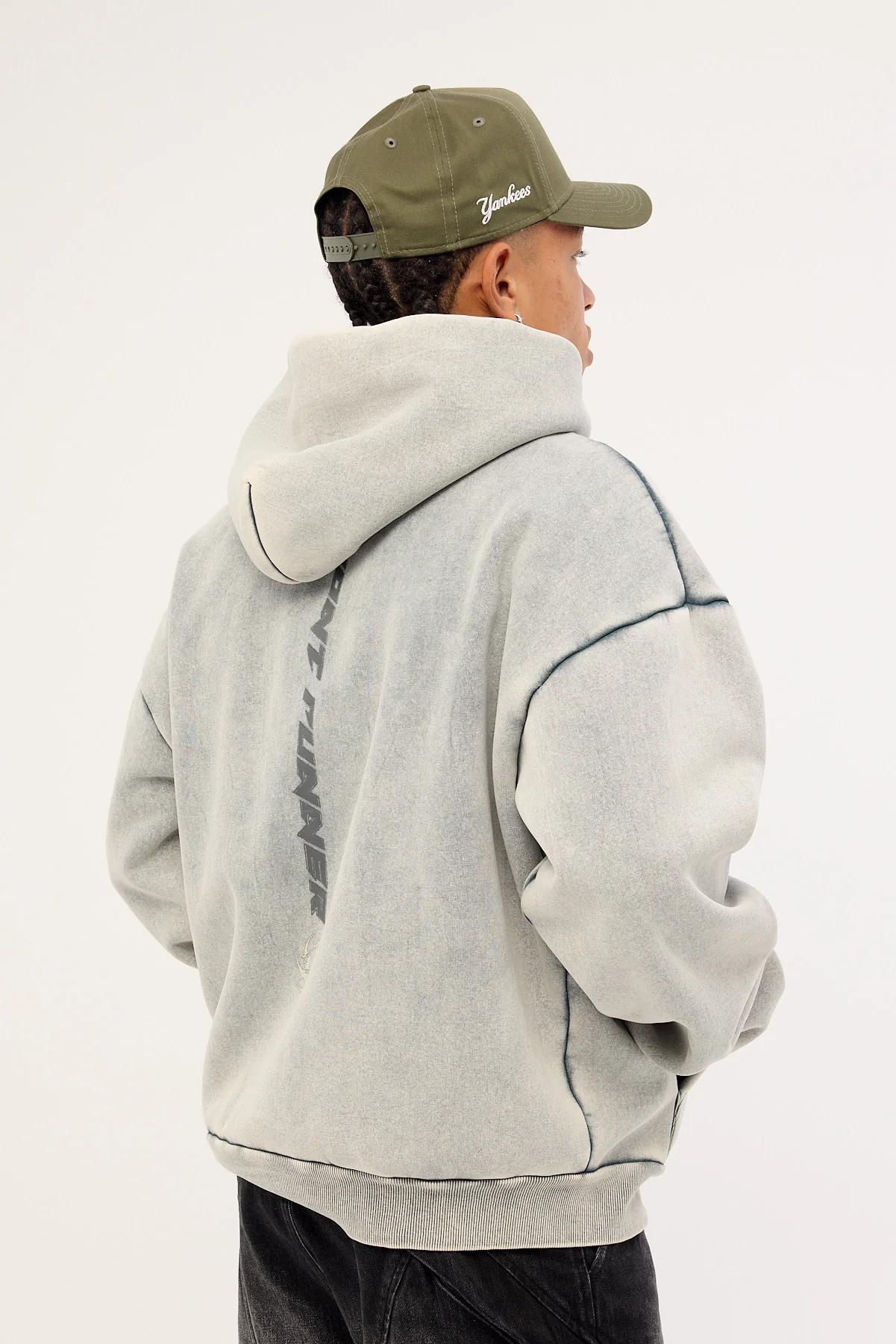 Front Runner Tribal Dept Hoodie Concrete - Image 4