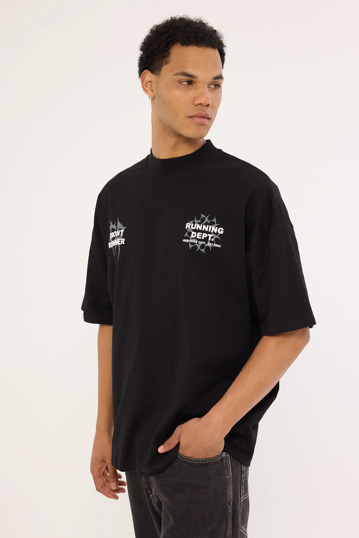 Front Runner Tribal Dept Tee Graphite - Image 6