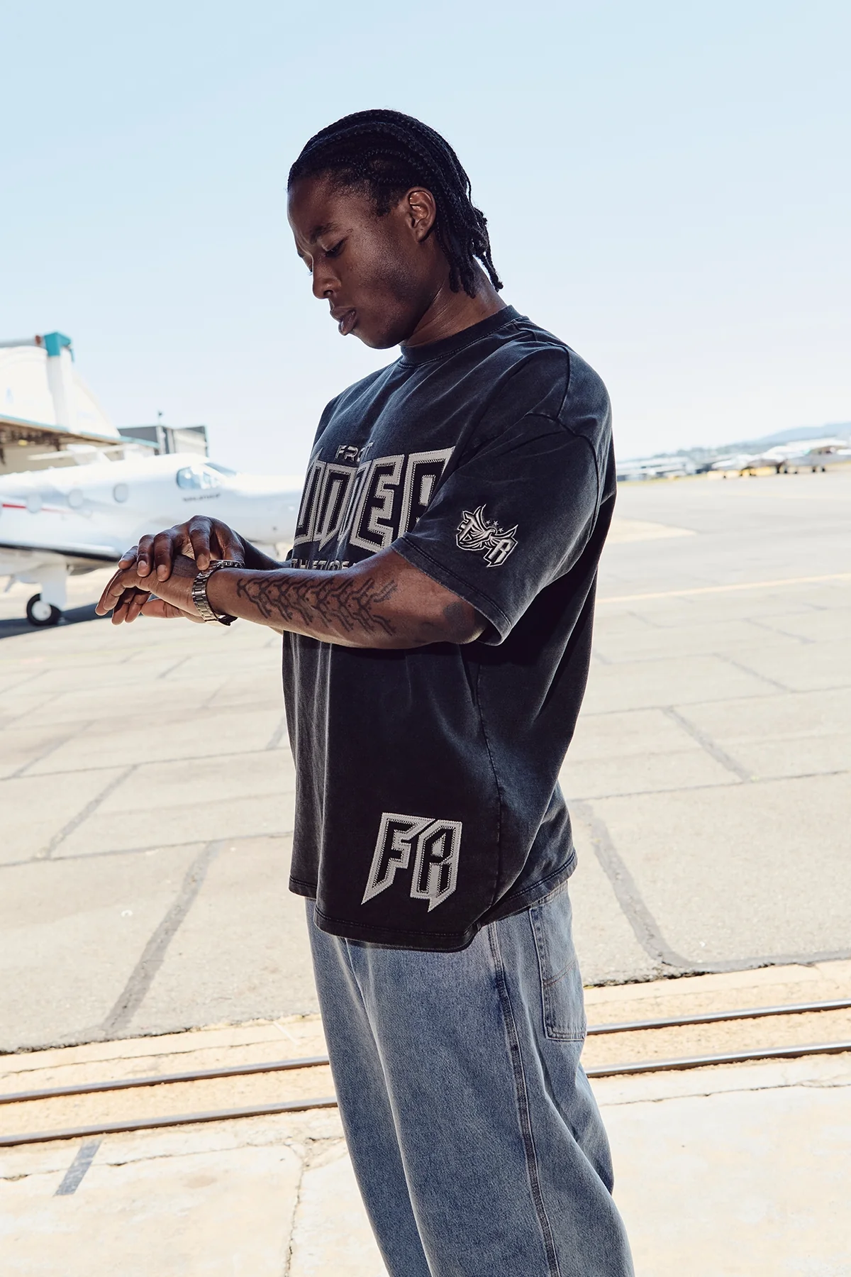 Front Runner Viper Dept Tee Washed Black - Image 6