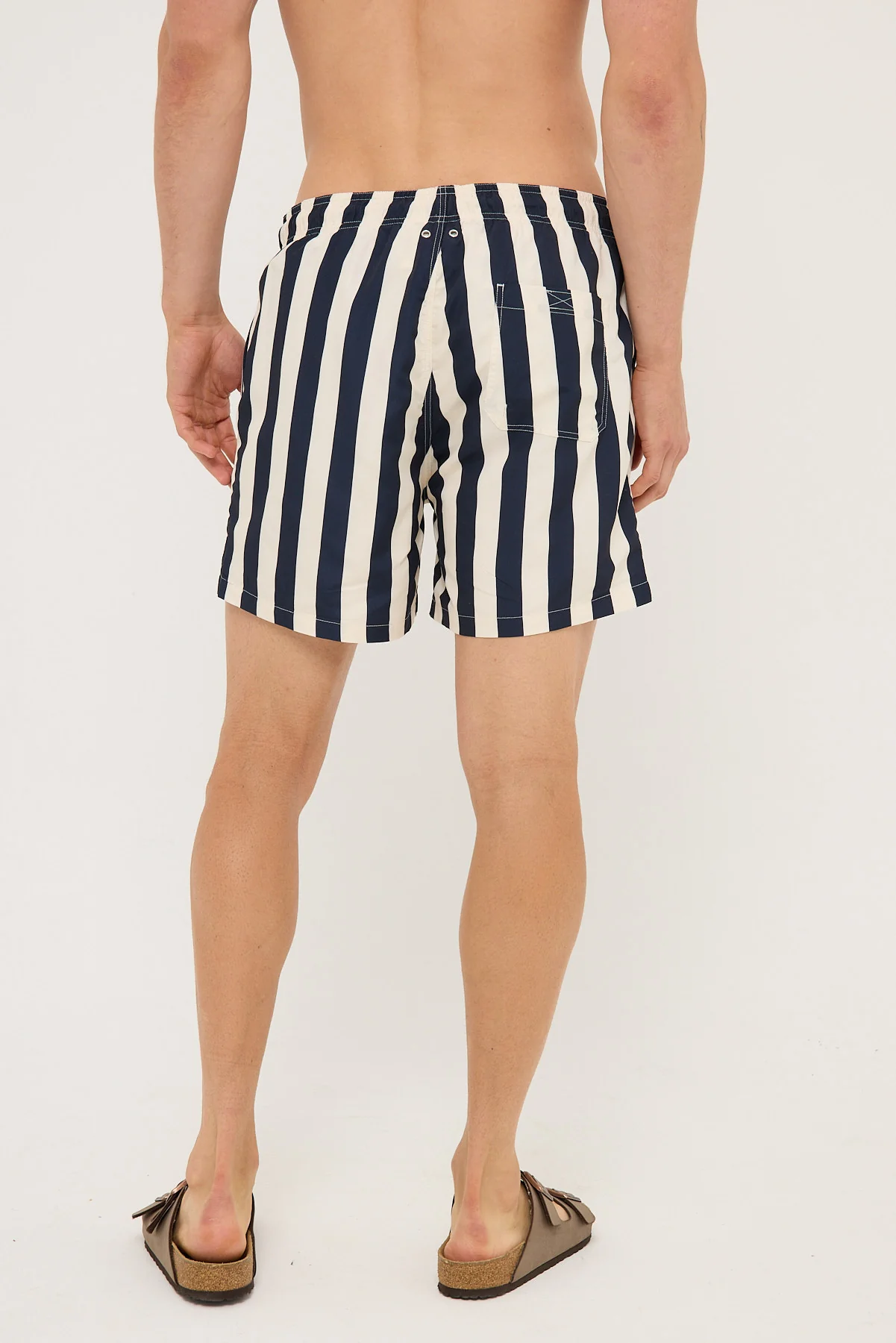 Gant Swim Shorts Block Stripe Evening Blue - Image 6