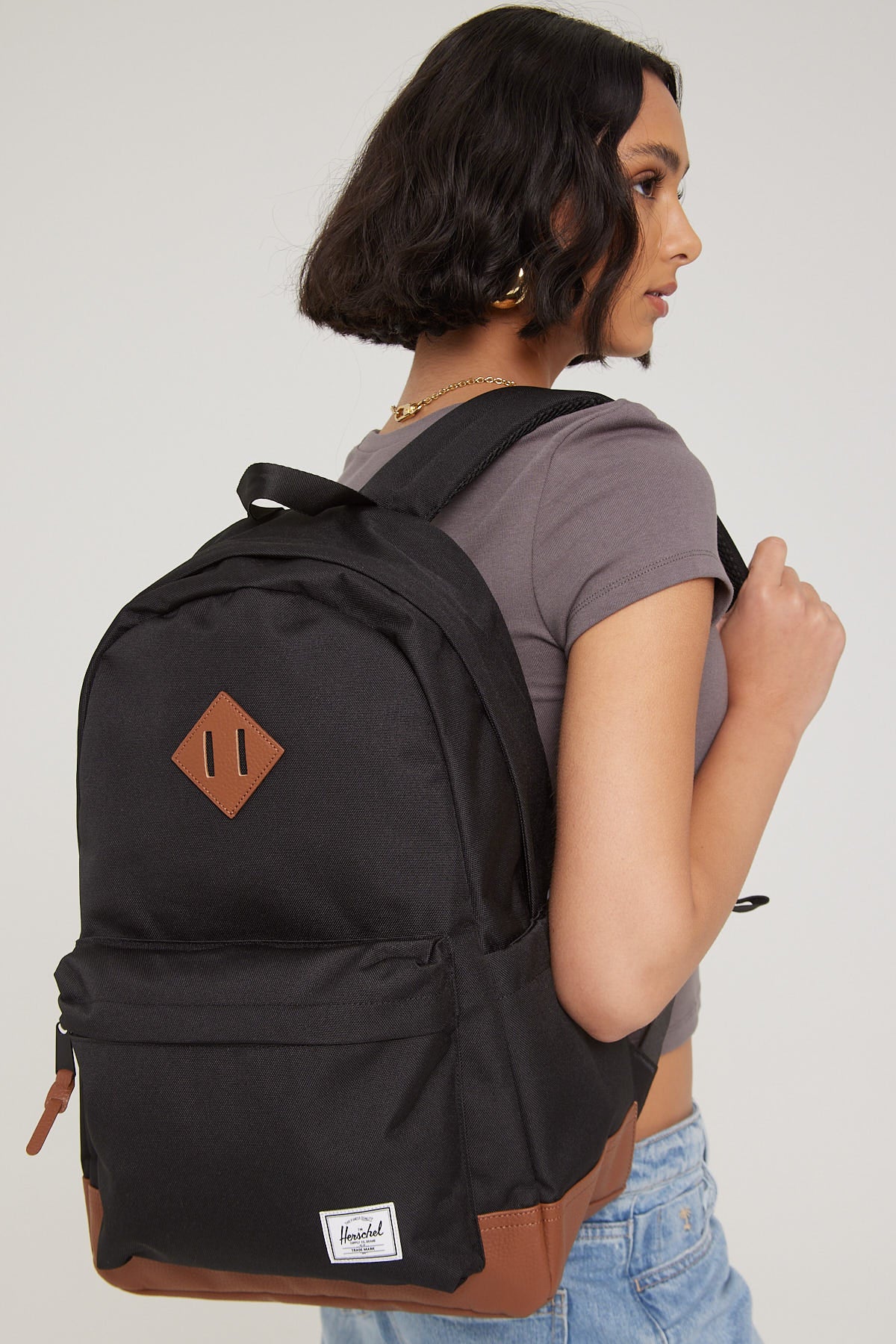 Herschel Supply Co. Heritage Backpack Black - Image 6