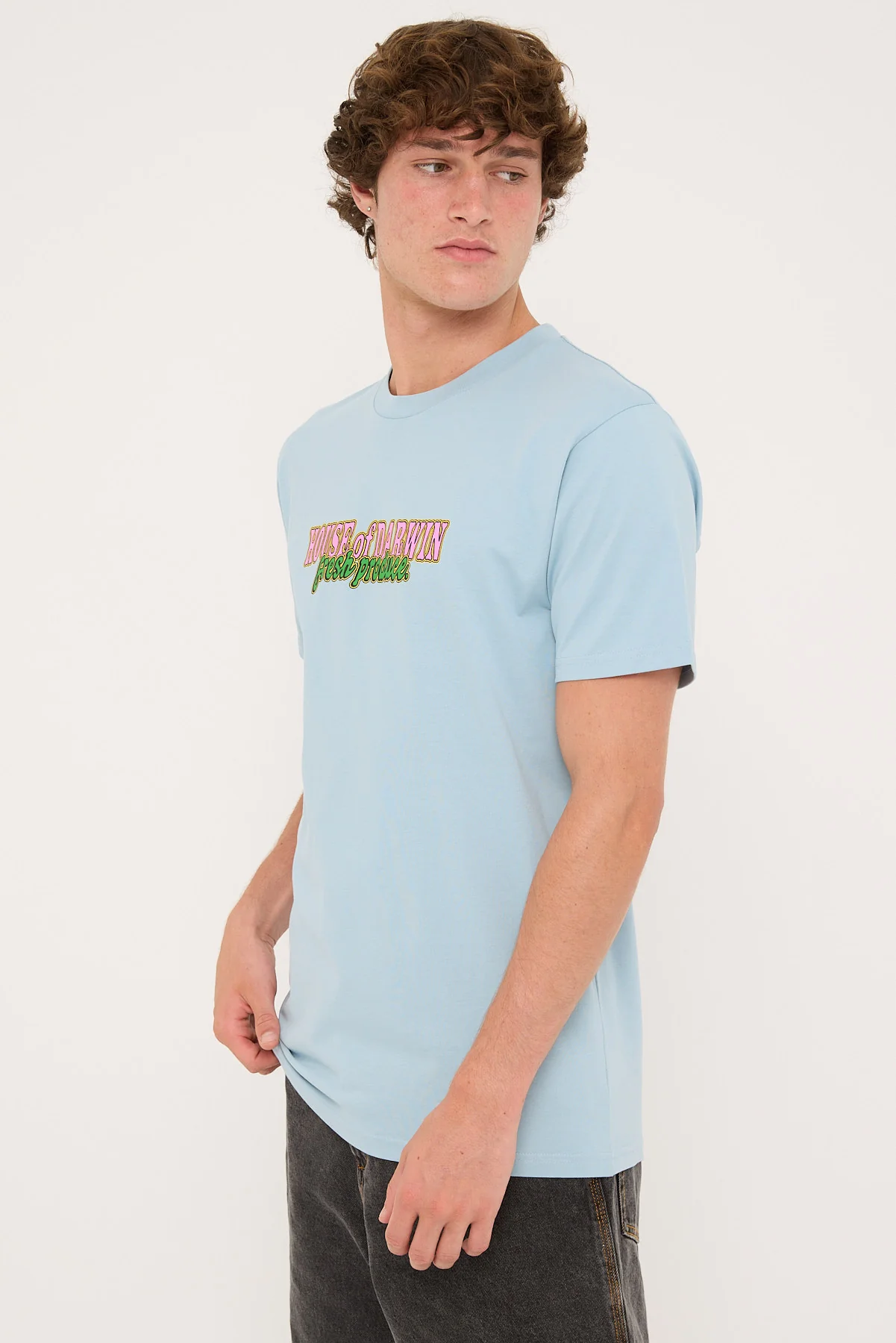 House Of Darwin Bananas Tee Blue - Image 5