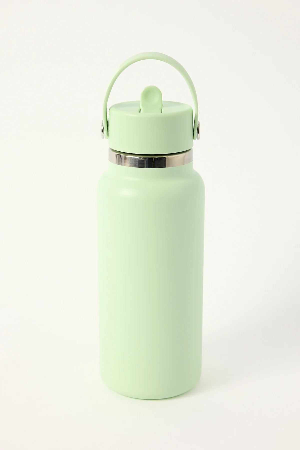 Hydroflask Wide Flex Straw Cap 32oz Reusable Bottle Aloe - Image 4