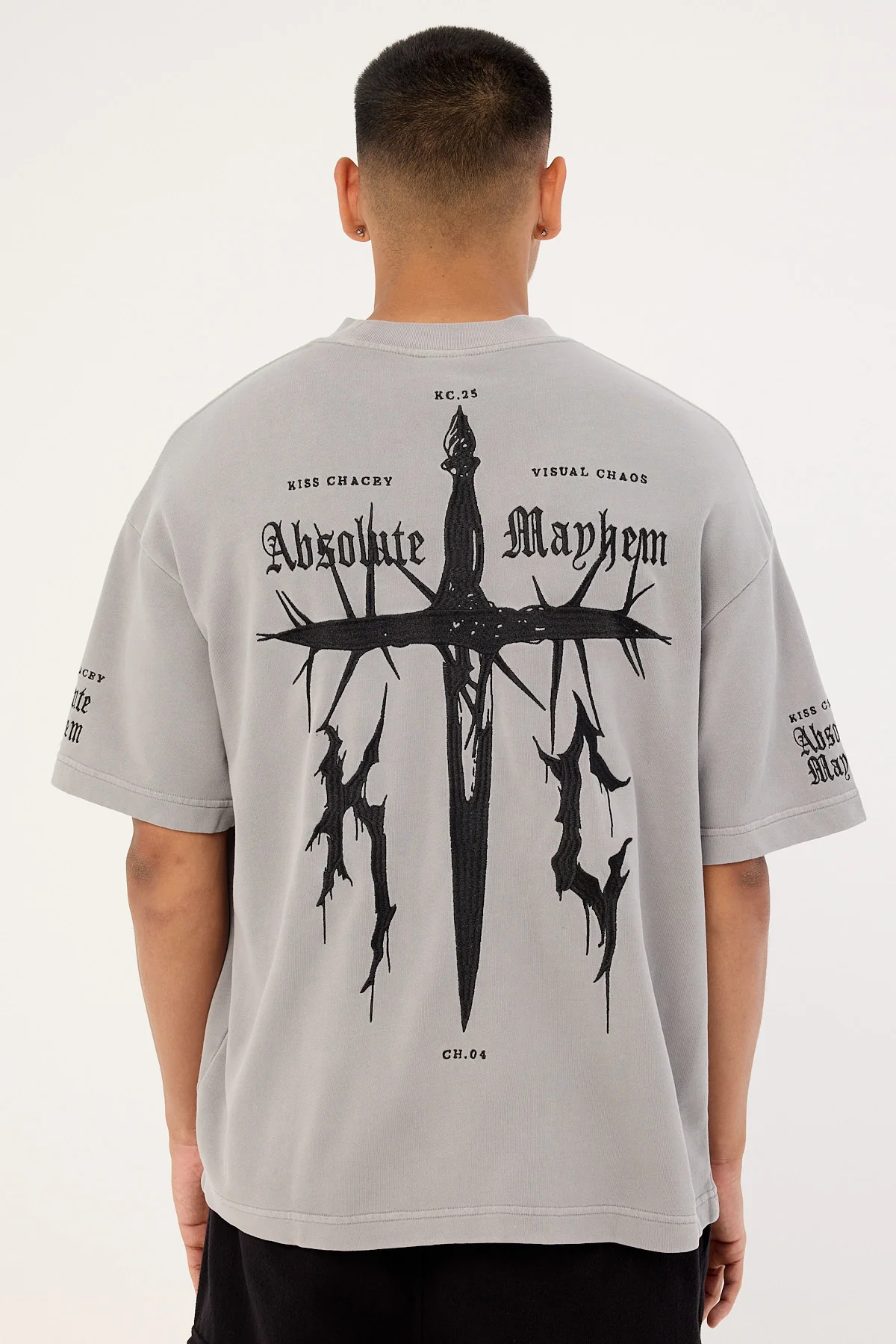 Kiss Chacey Absolute Loopback Street Tee Pigment Limestone - Image 6
