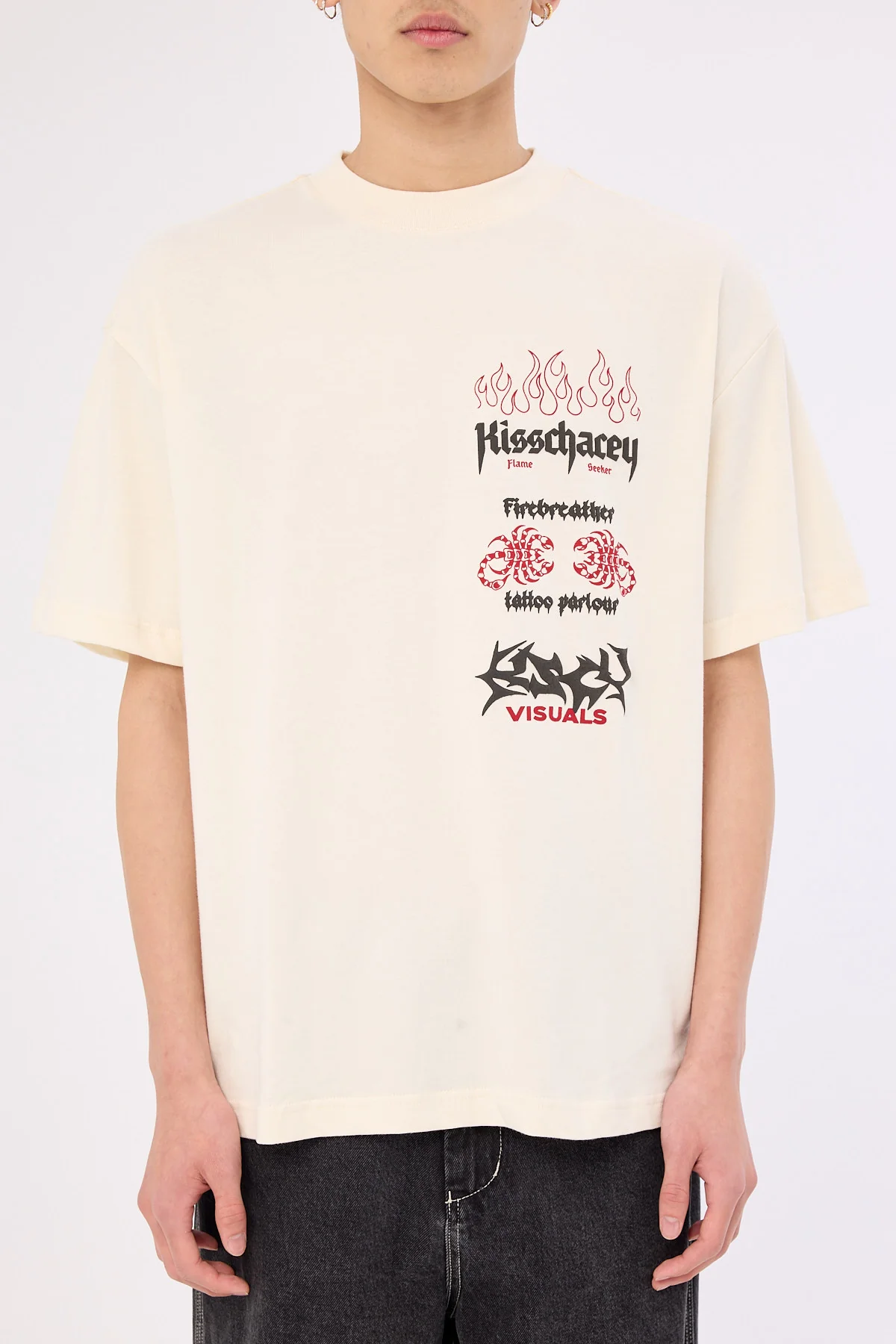 Kiss Chacey Firebreather Street Tee Tofu - Image 8