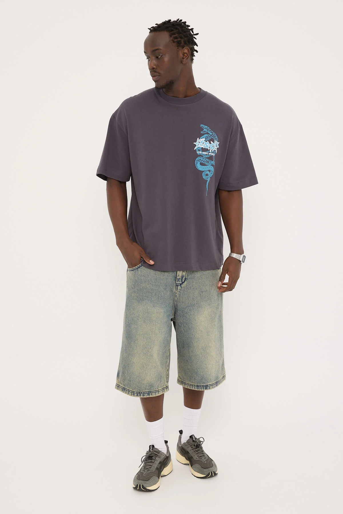 Kiss Chacey Handler Street Tee Nine Iron - Image 2