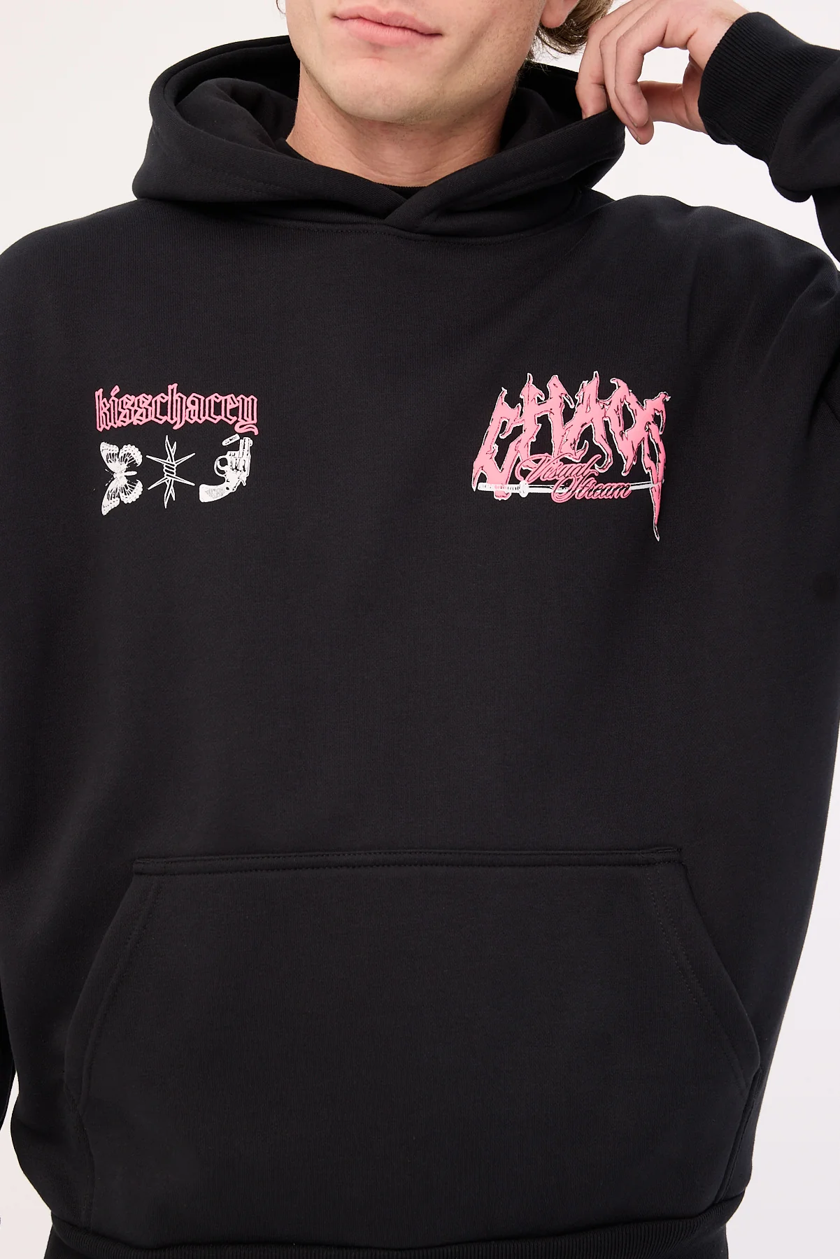 Kiss Chacey Katana Hoodie Jet Black - Image 3