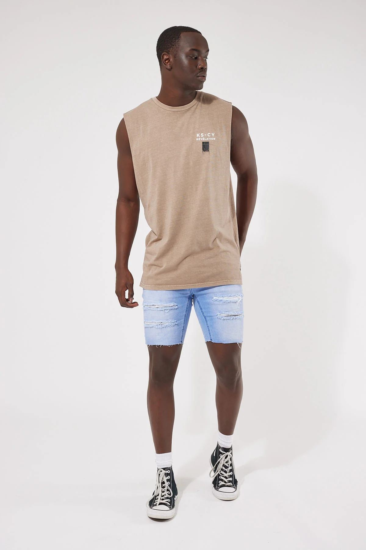 Kiss Chacey KS2 Denim Short Crystal Blue - Image 3