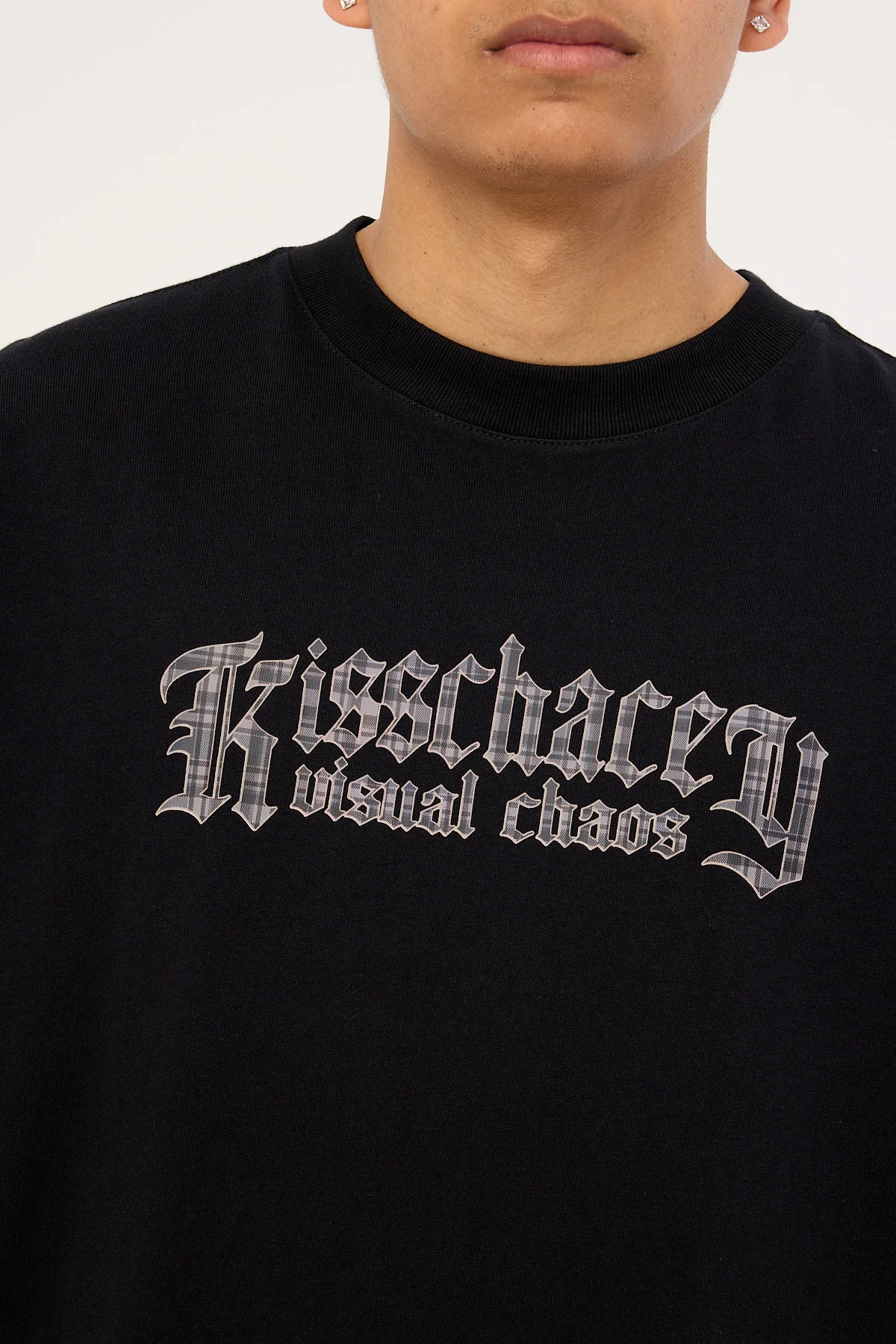 Kiss Chacey Scripture Street Tee Jet Black - Image 3