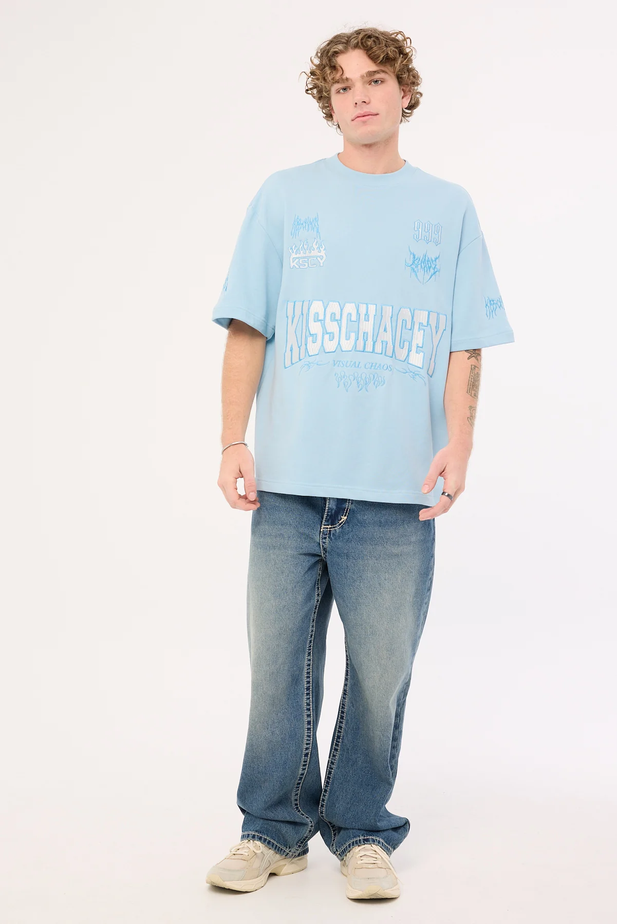 Kiss Chacey Slasher Street Tee Baby Blue - Image 2