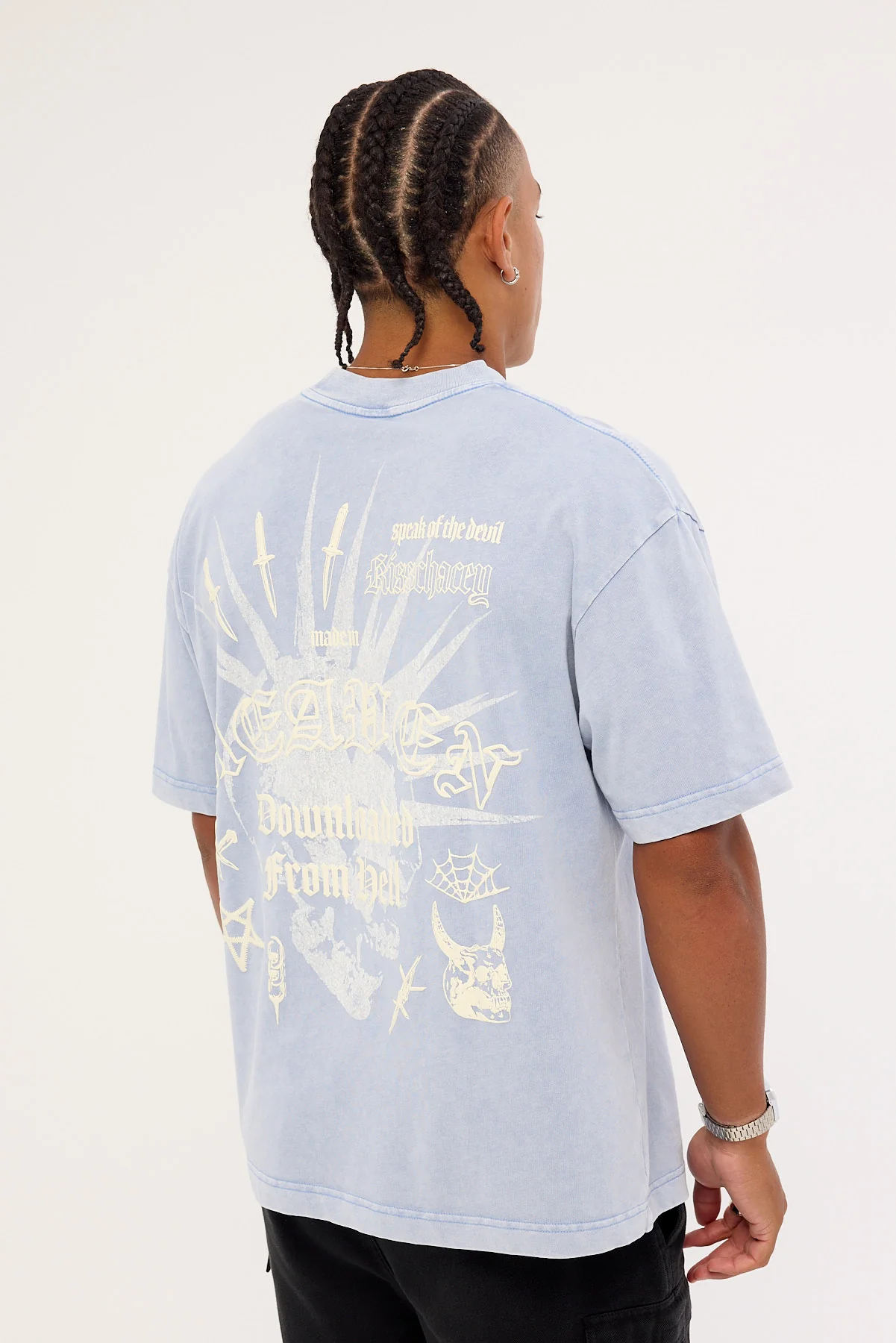 Kiss Chacey Strider Street Tee Snow Allure - Image 6