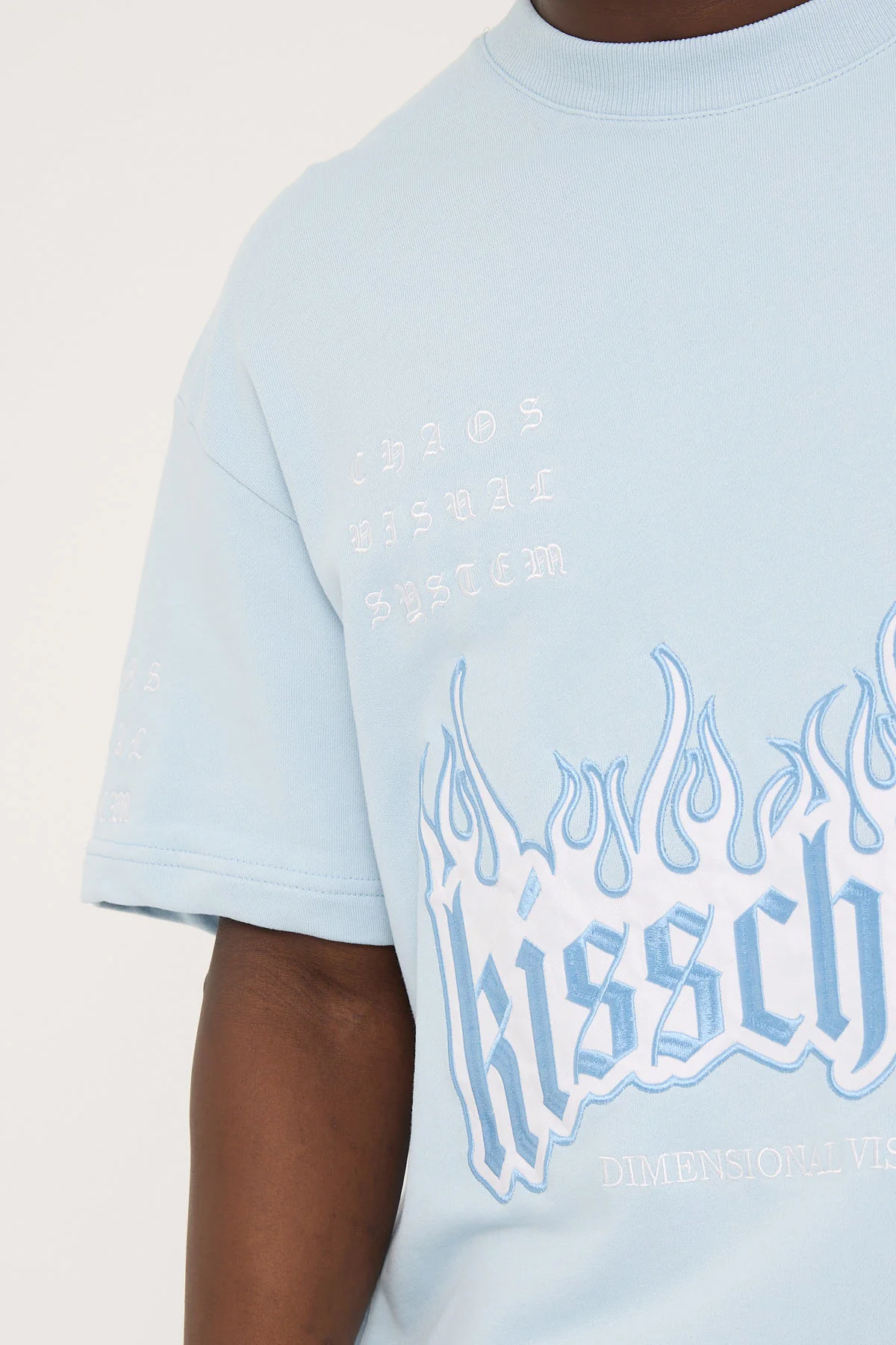 Kiss Chacey SystemLoopback Street Tee Baby Blue - Image 3