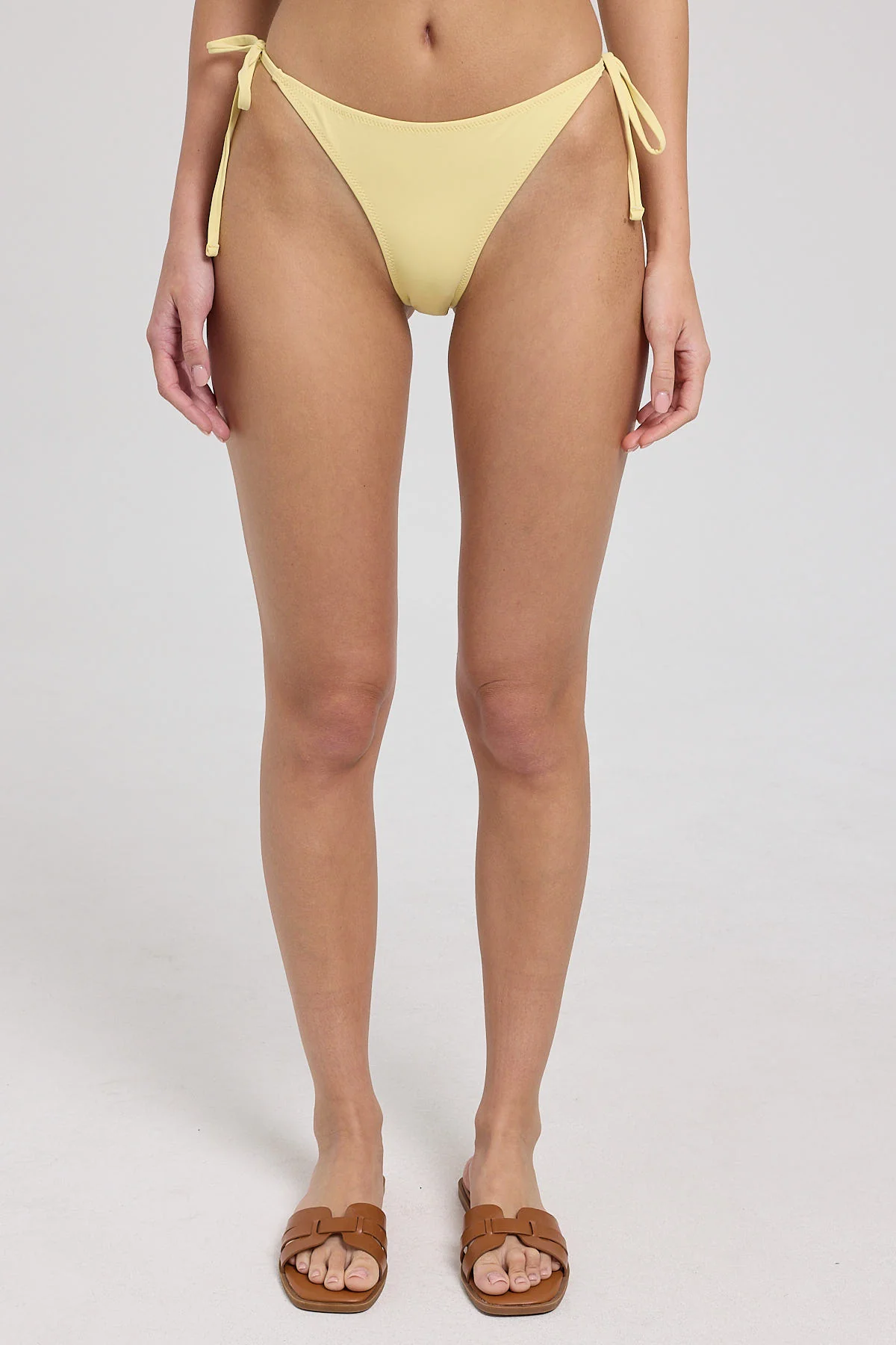 L&t India Side Tie Bikini Bottom Lemon - Image 6
