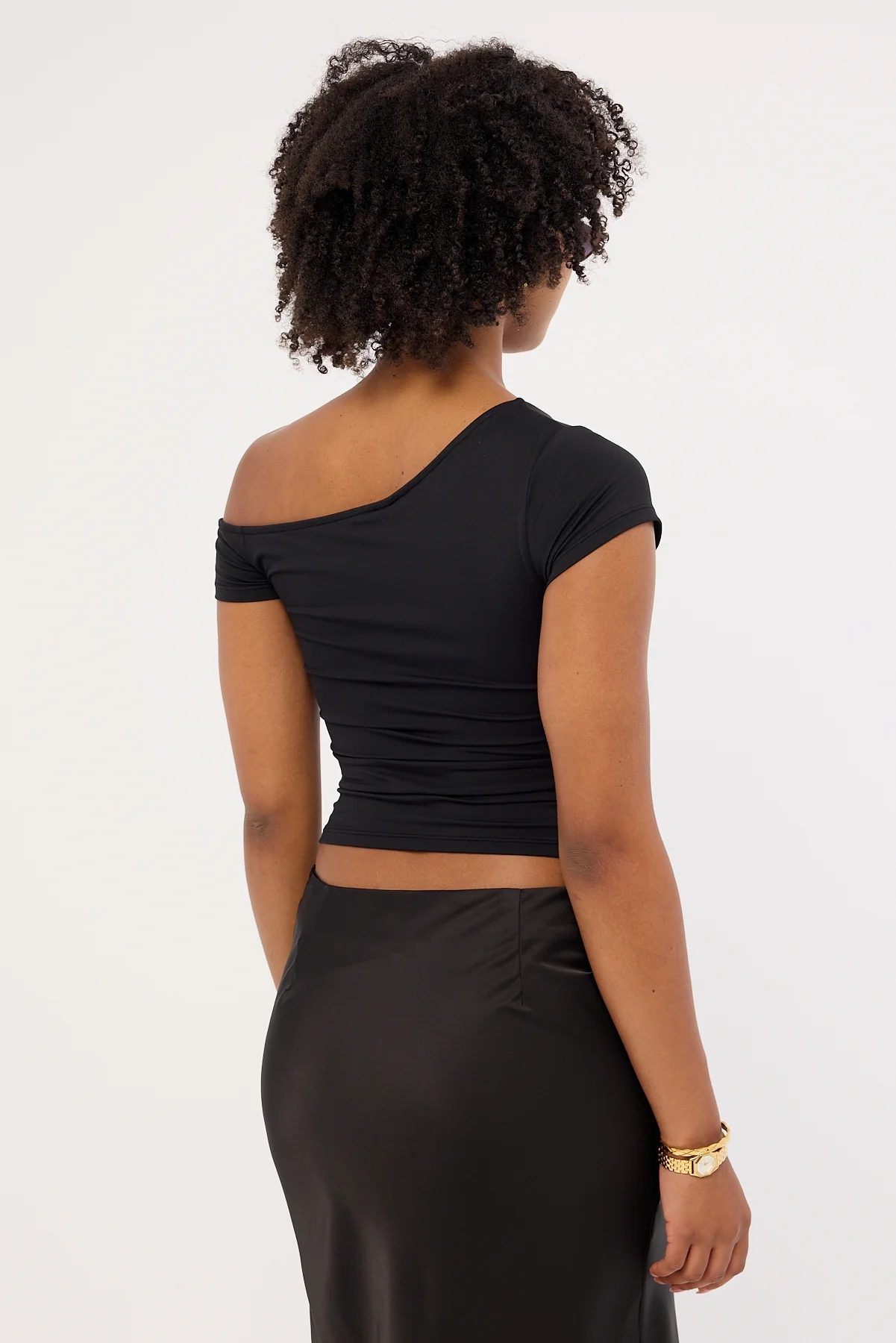 L&t Jude Off Shoulder T-shirt Black - Image 7
