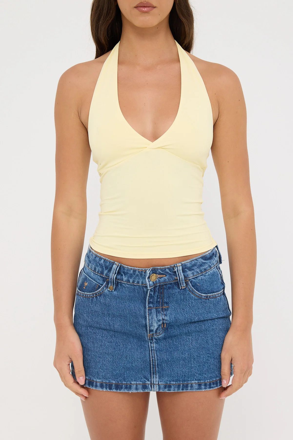L&t Sylvia Halter Top Lemon - Image 6