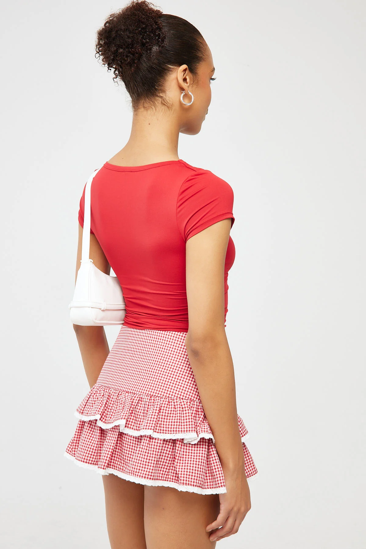 L&t Sylvia Short Sleeve Top Red - Image 4