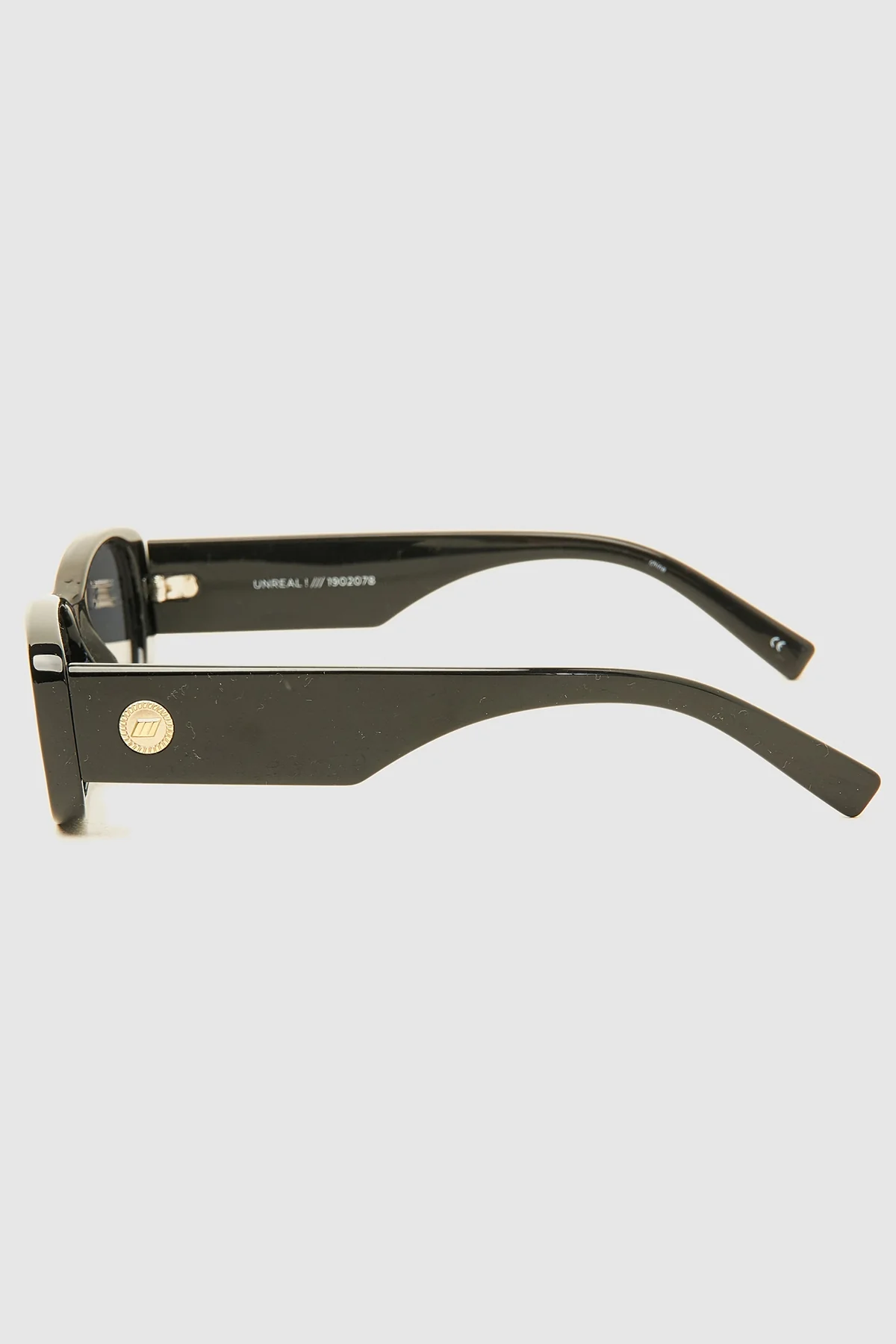 Le Specs Unreal Shiny Black - Image 3