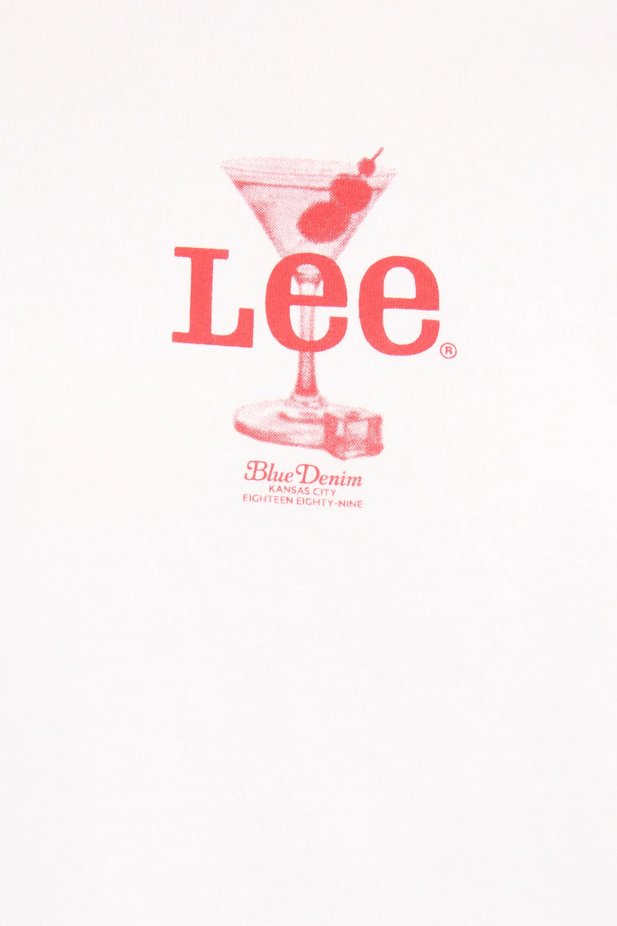 Lee Martini Shrunken Tee Optic White - Image 5