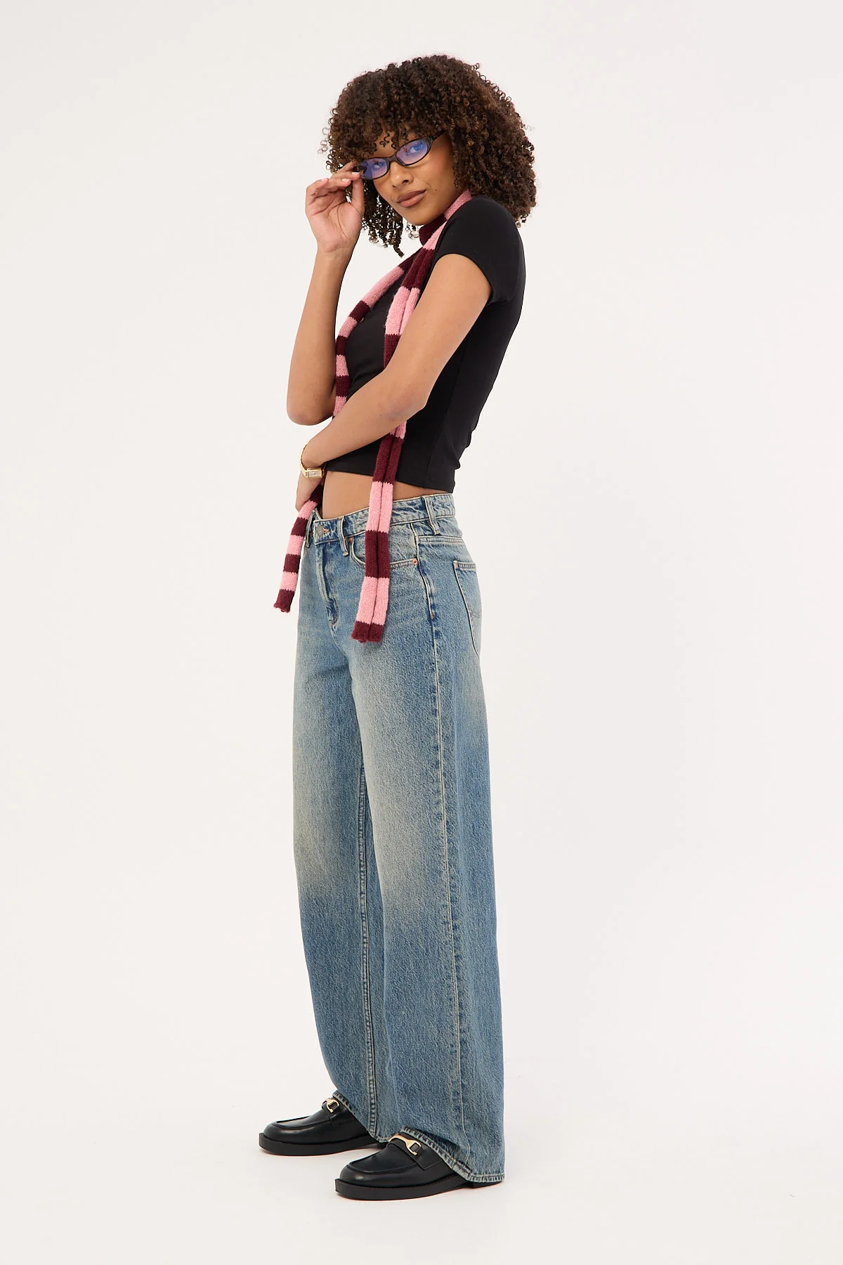 Lee Mid Baggy Jean Indigo Haze - Image 3