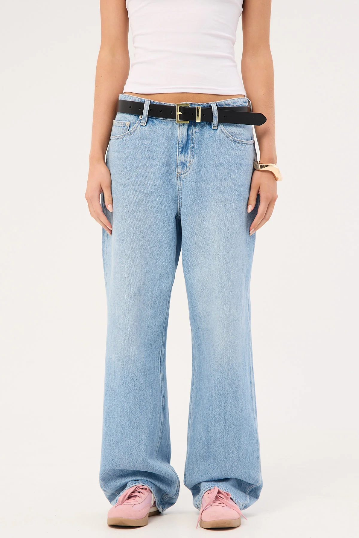 Lee Mid Baggy Jean Skyline Blue - Image 2
