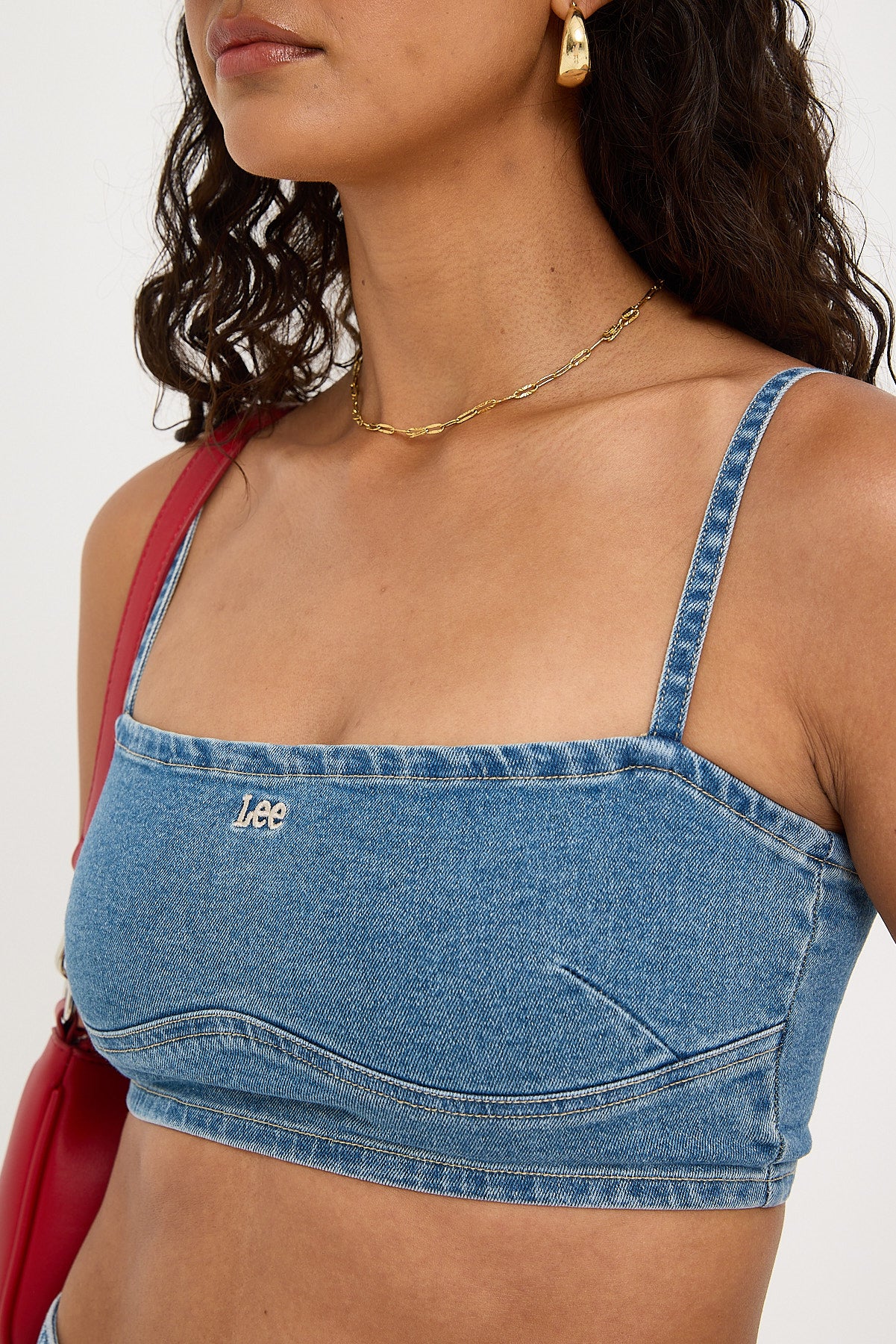 Lee Natasha Crop Top Hustle Blue - Image 4