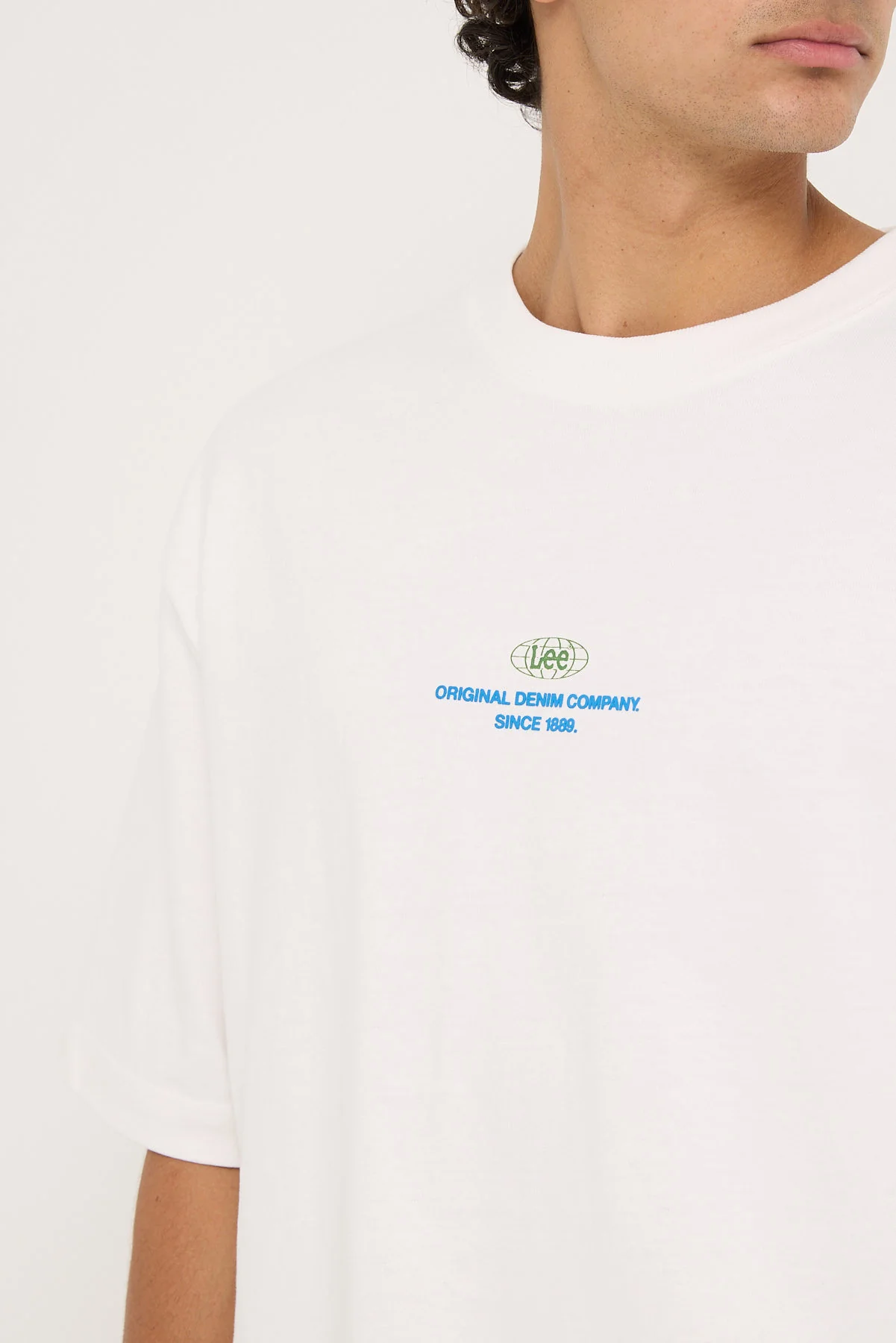 Lee Worldwide Boxcutter Tee White - Image 3