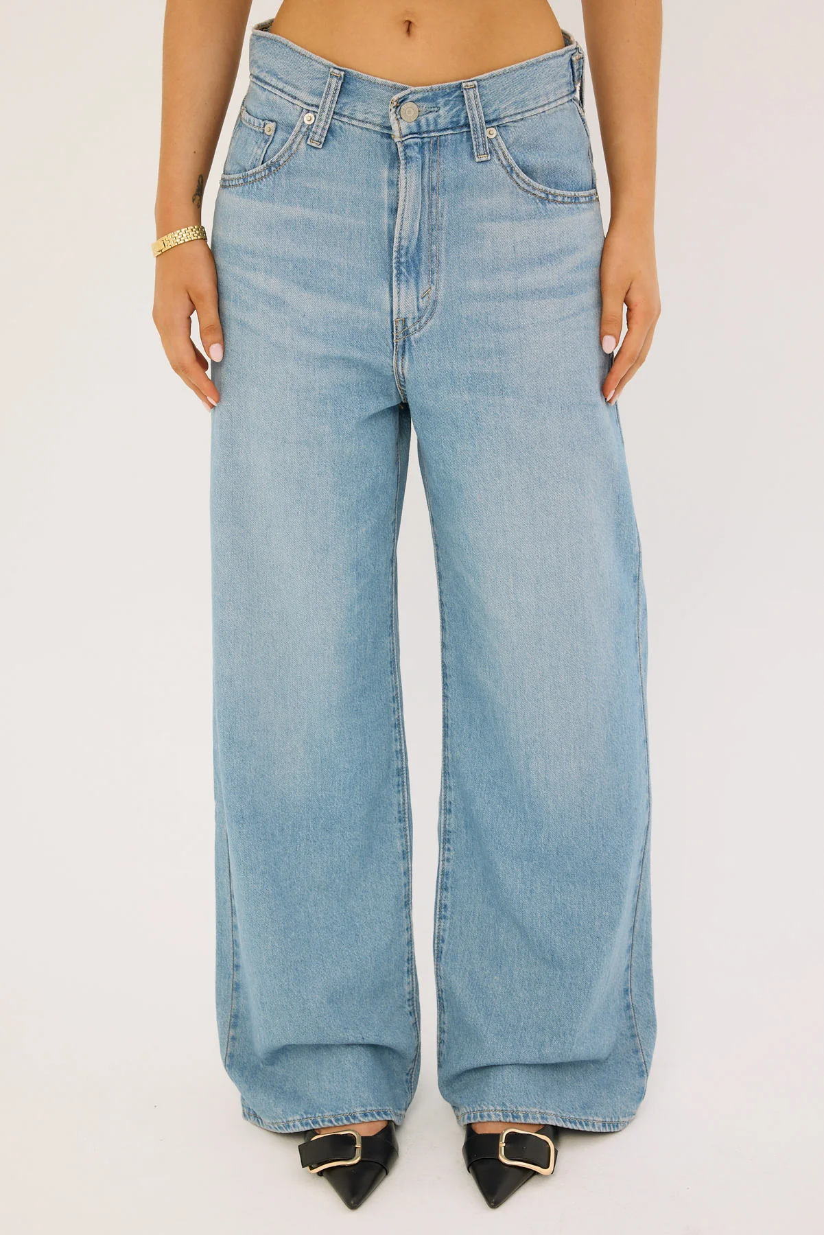 Levi's Cinch Baggy Jean Invested Indigo - Image 7