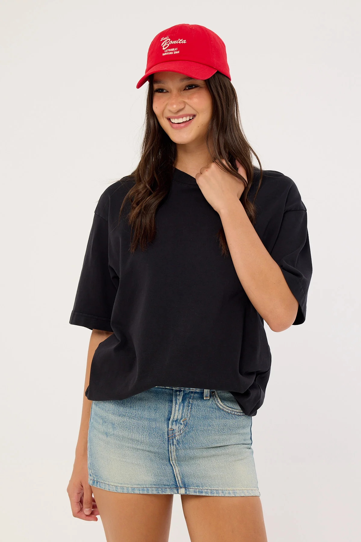 Levi's Superlow Mini Skirt Roll it up Clean - Image 2